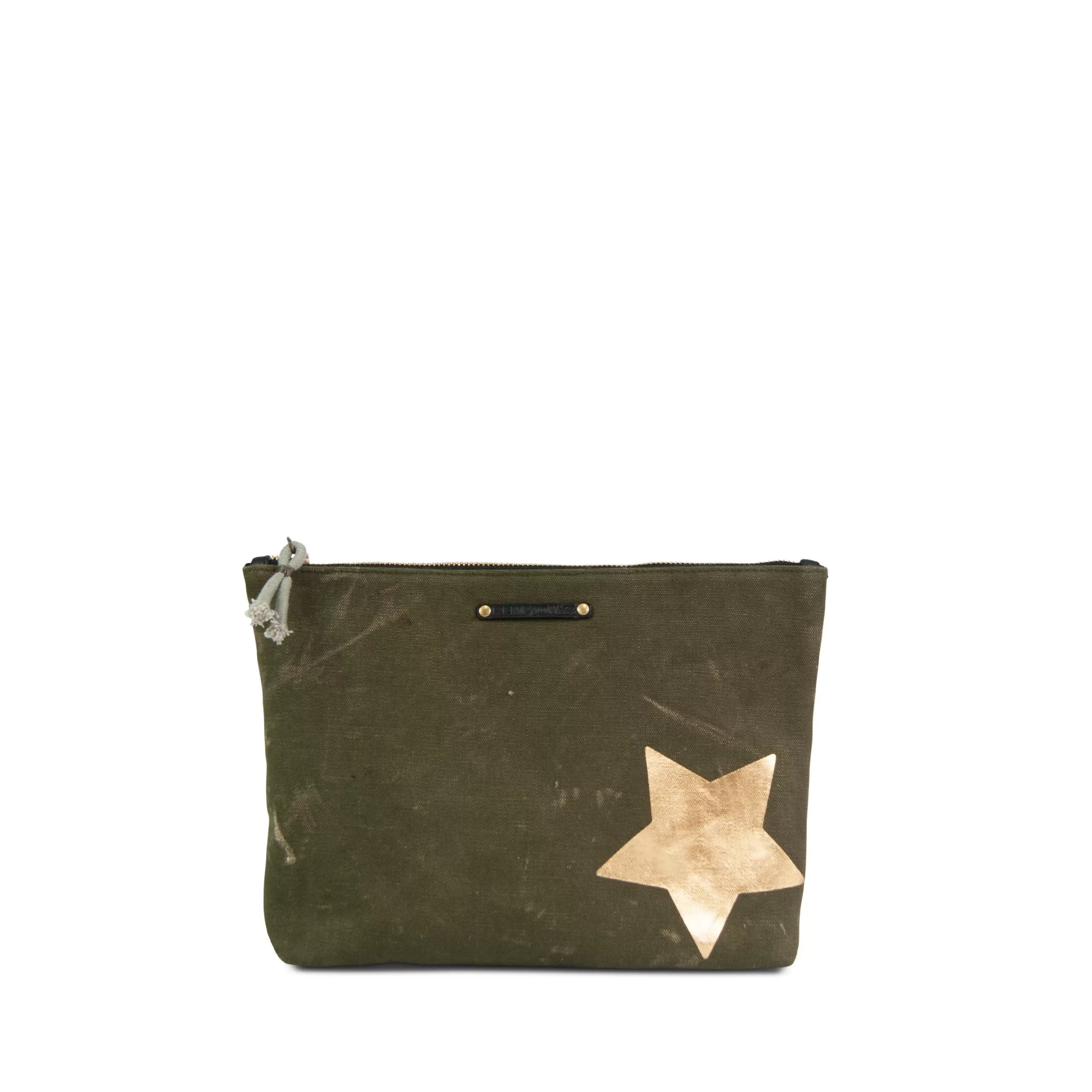 Kempton & Co Army Gold Star Pouch Sample | Pouches & Clutches