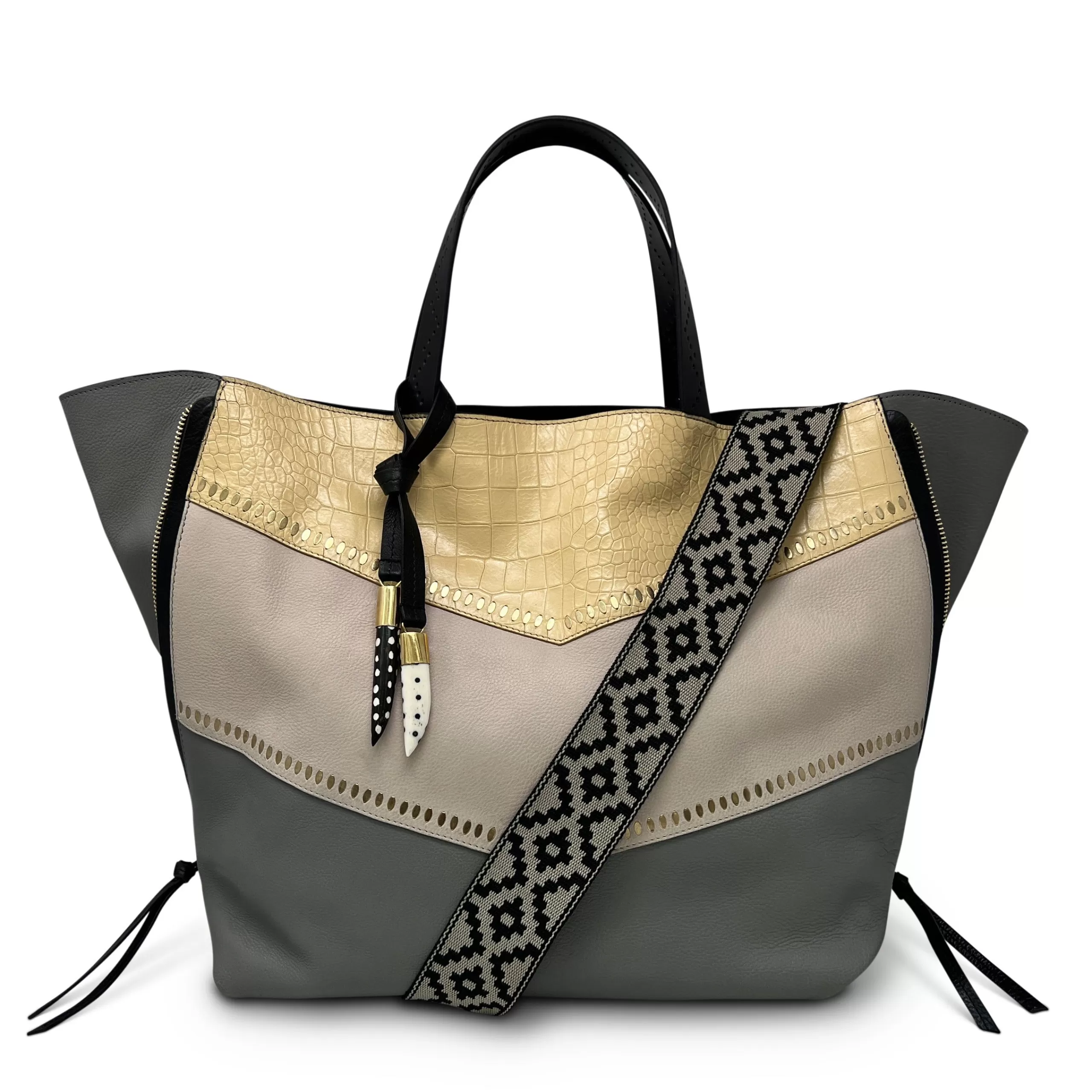 Kempton & Co Bantham - Chevron Stud | Totes