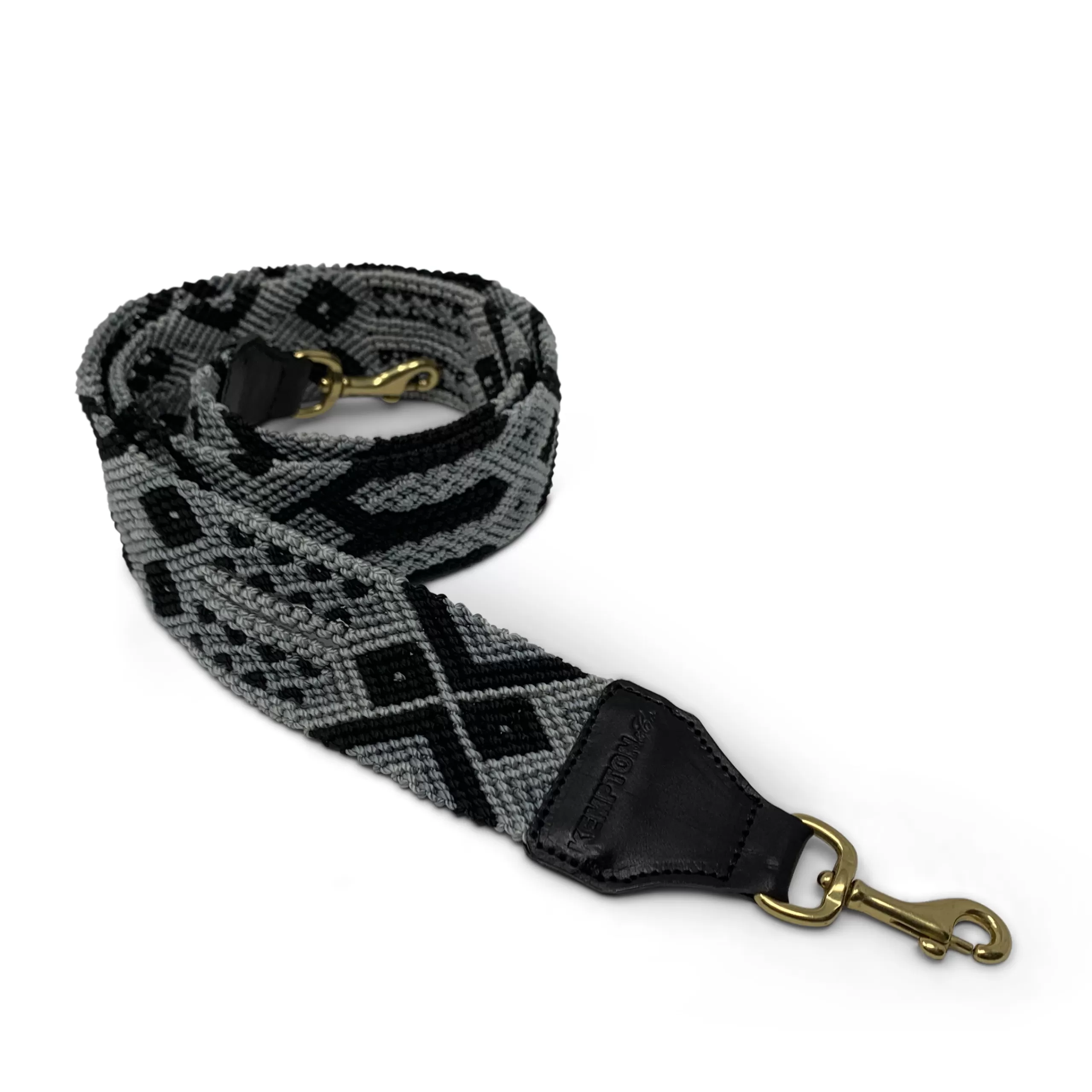 Kempton & Co Black And Grey Bag Strap | Bag Straps