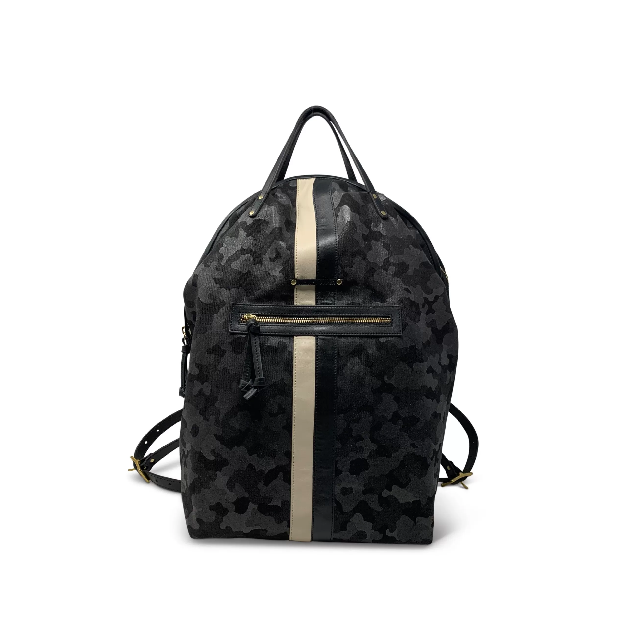 Kempton & Co Black Camo Canvas Backpack | Canvas Bags