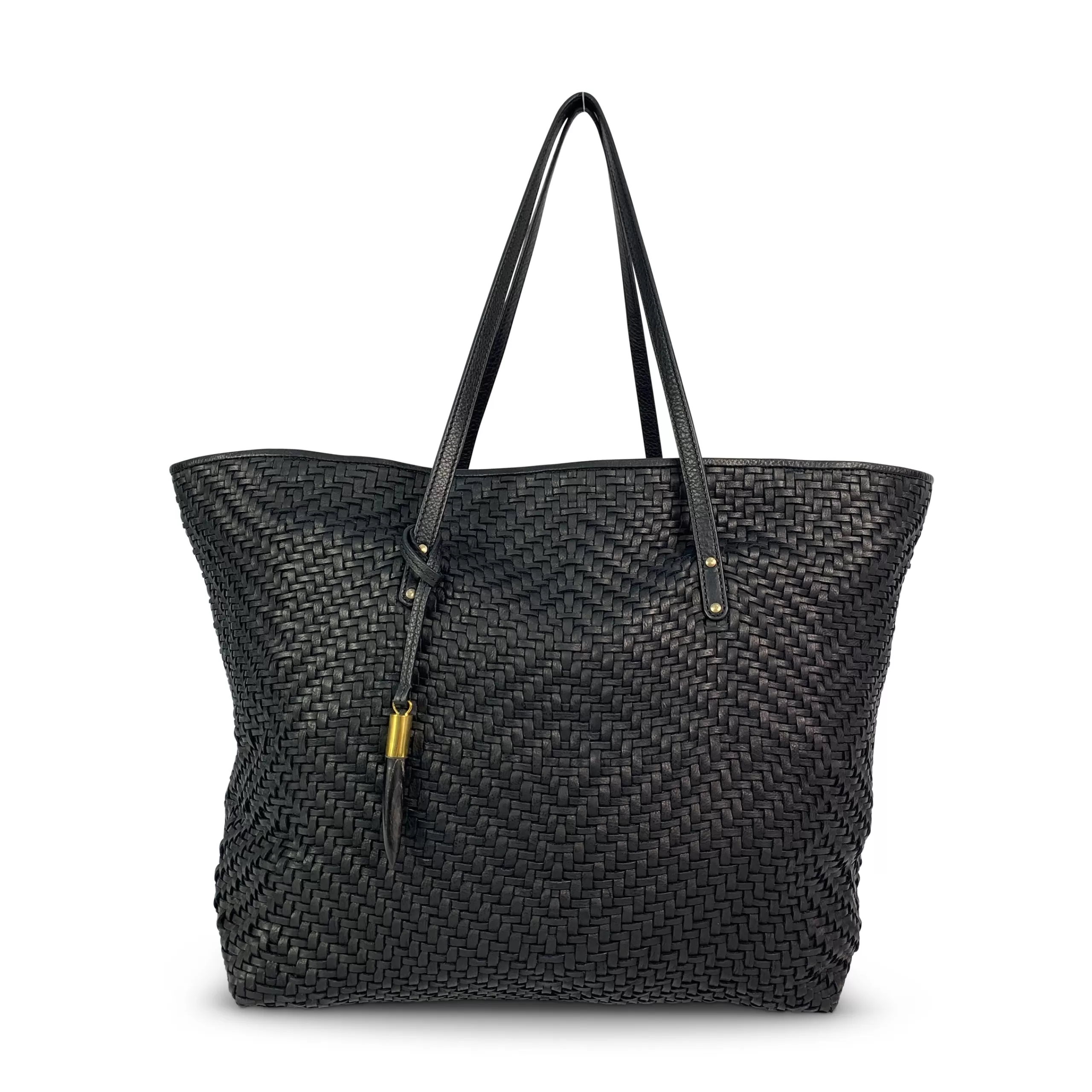 Kempton & Co Black Woven Tresco Tote | Totes