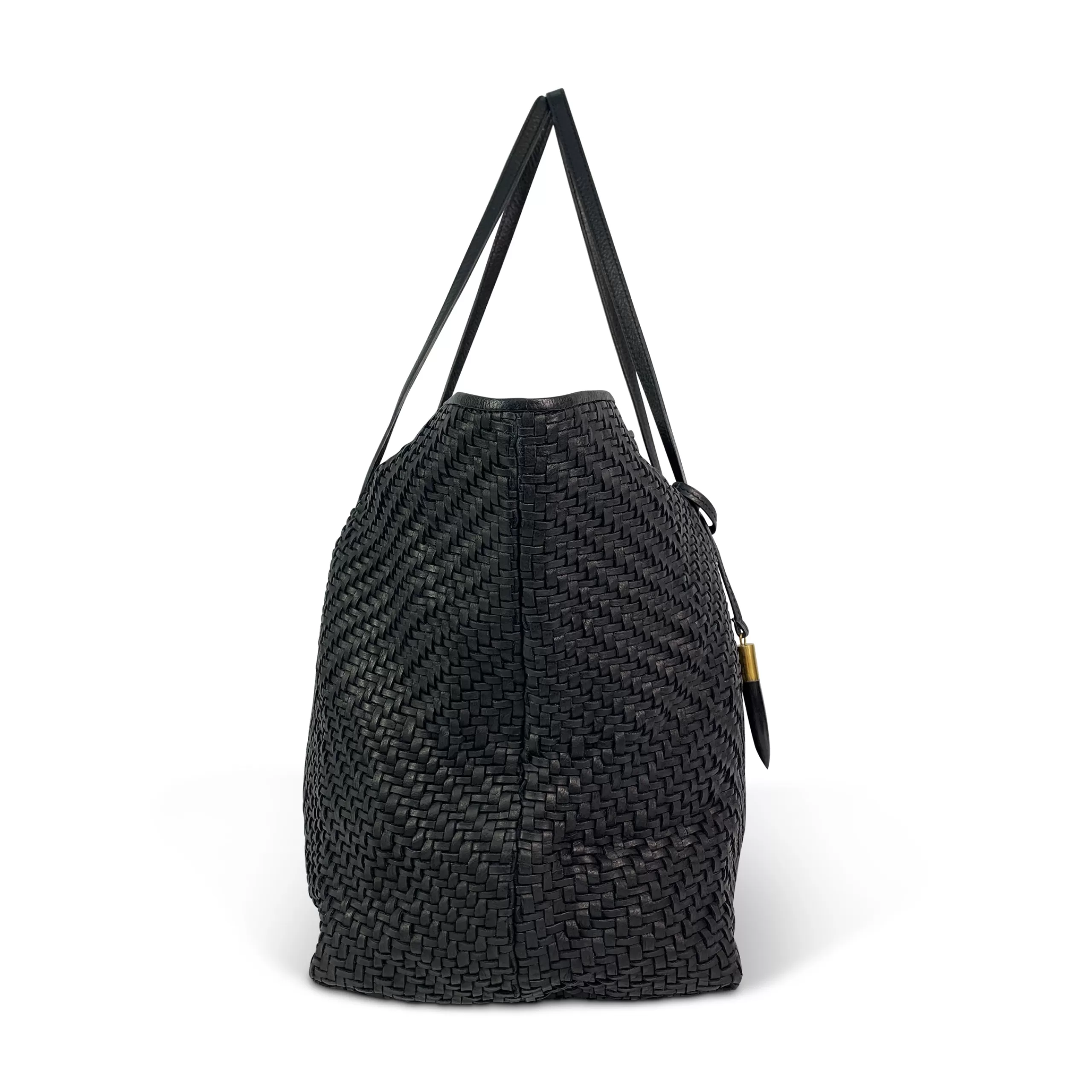 Kempton & Co Black Woven Tresco Tote | Totes