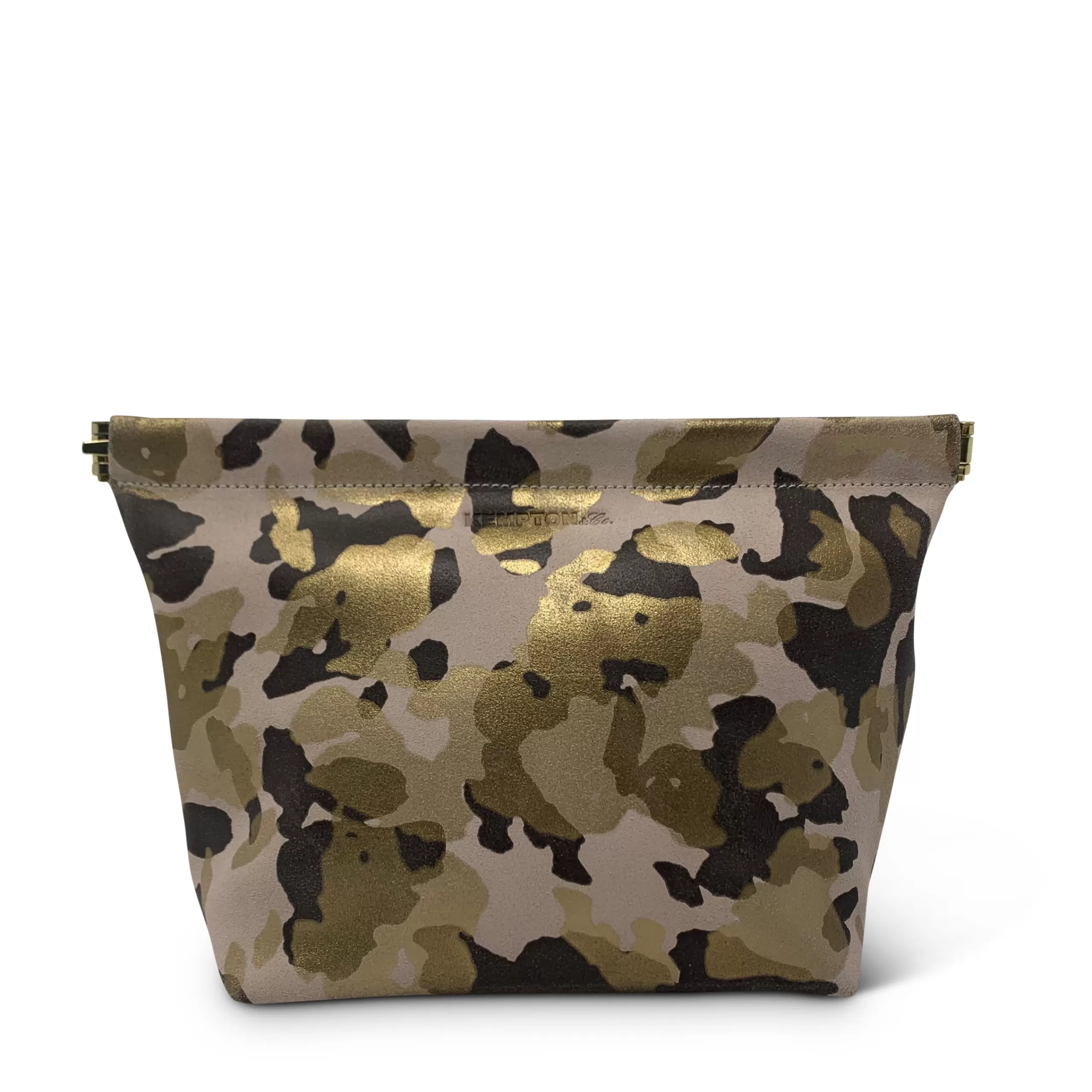 Kempton & Co Camo Blush Snap Makeup Bag | Cosmetic & Make Up Bags