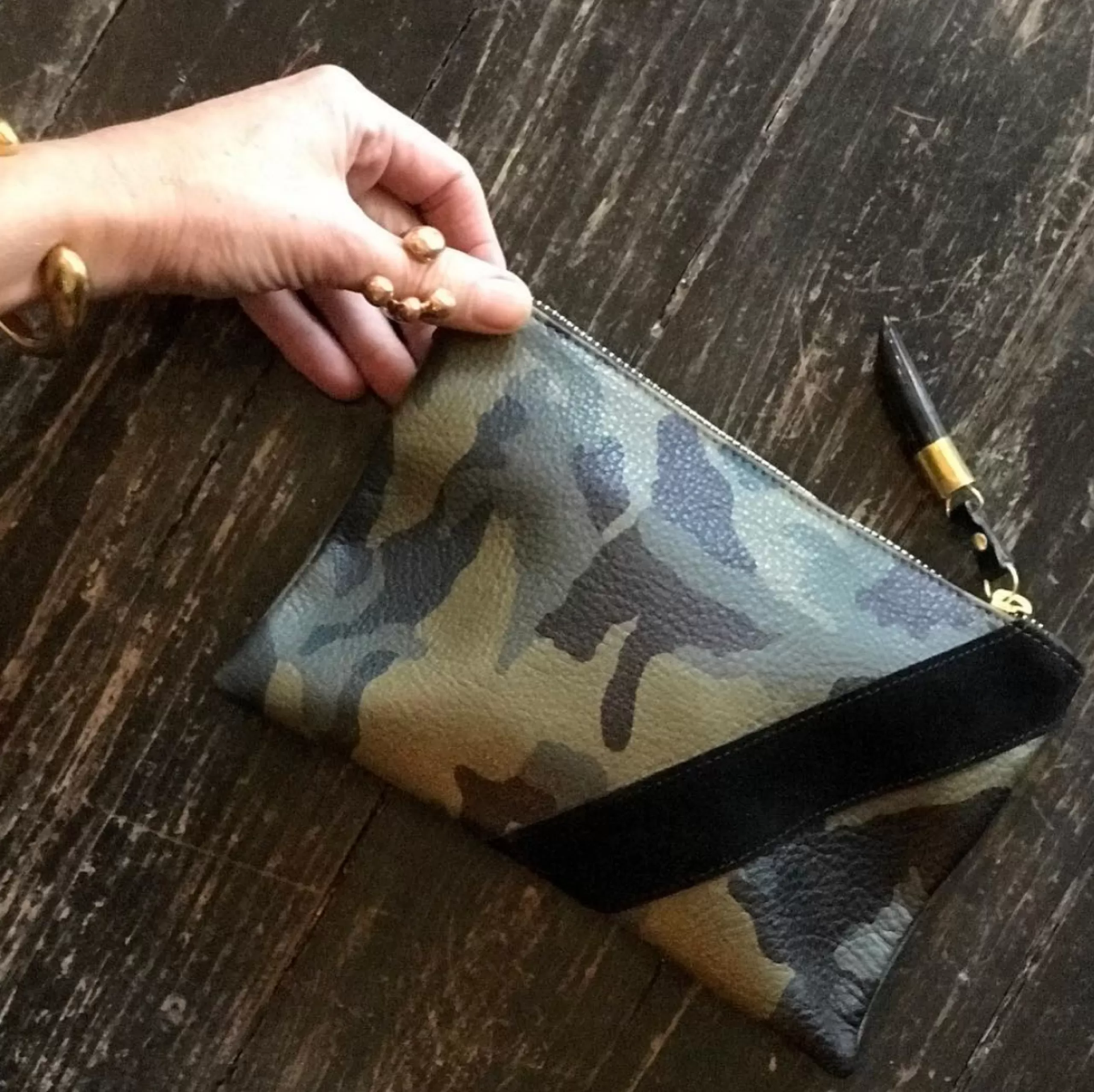 Kempton & Co Camo Small Pouch | Pouches & Clutches