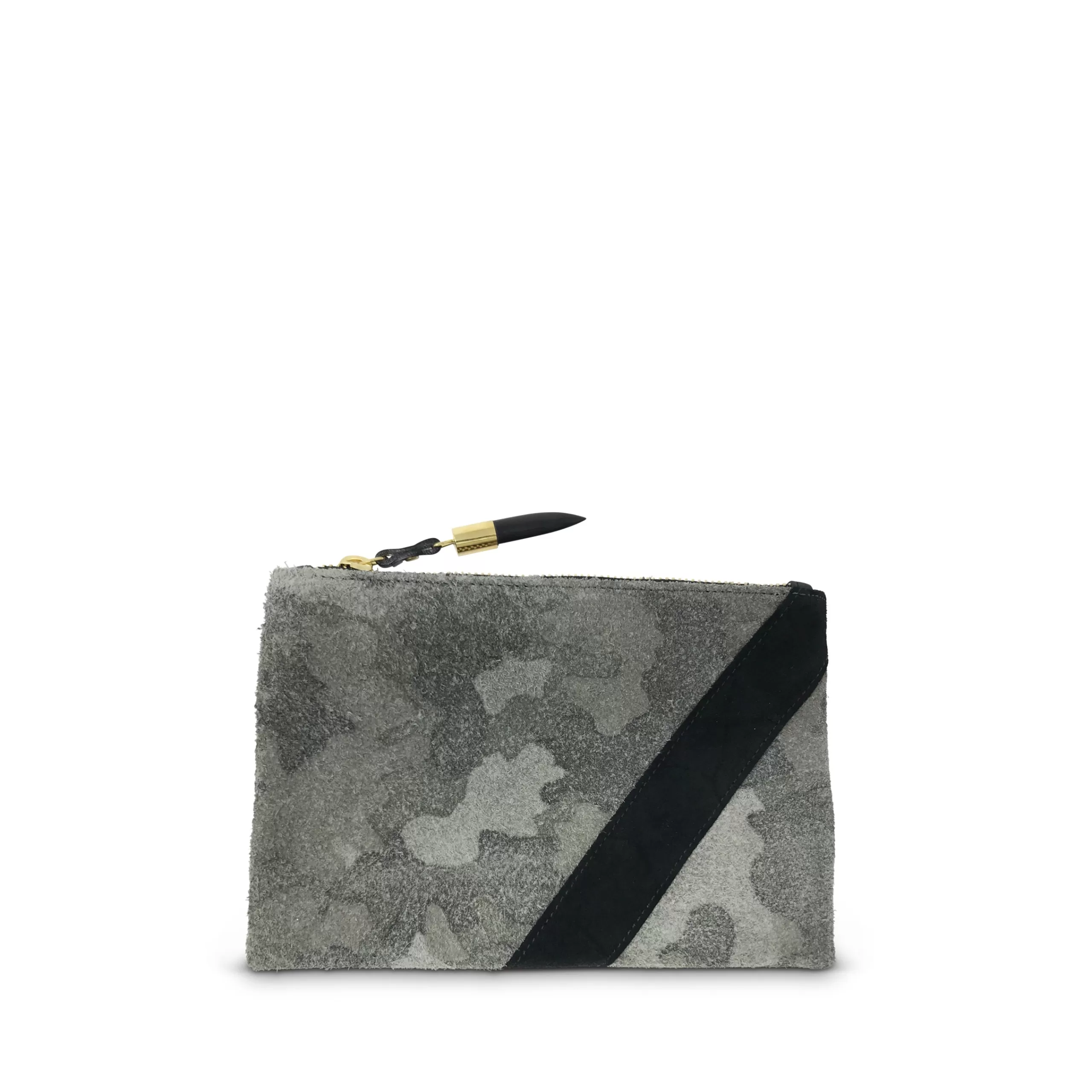 Kempton & Co Camo Suede Small Pouch | Pouches & Clutches