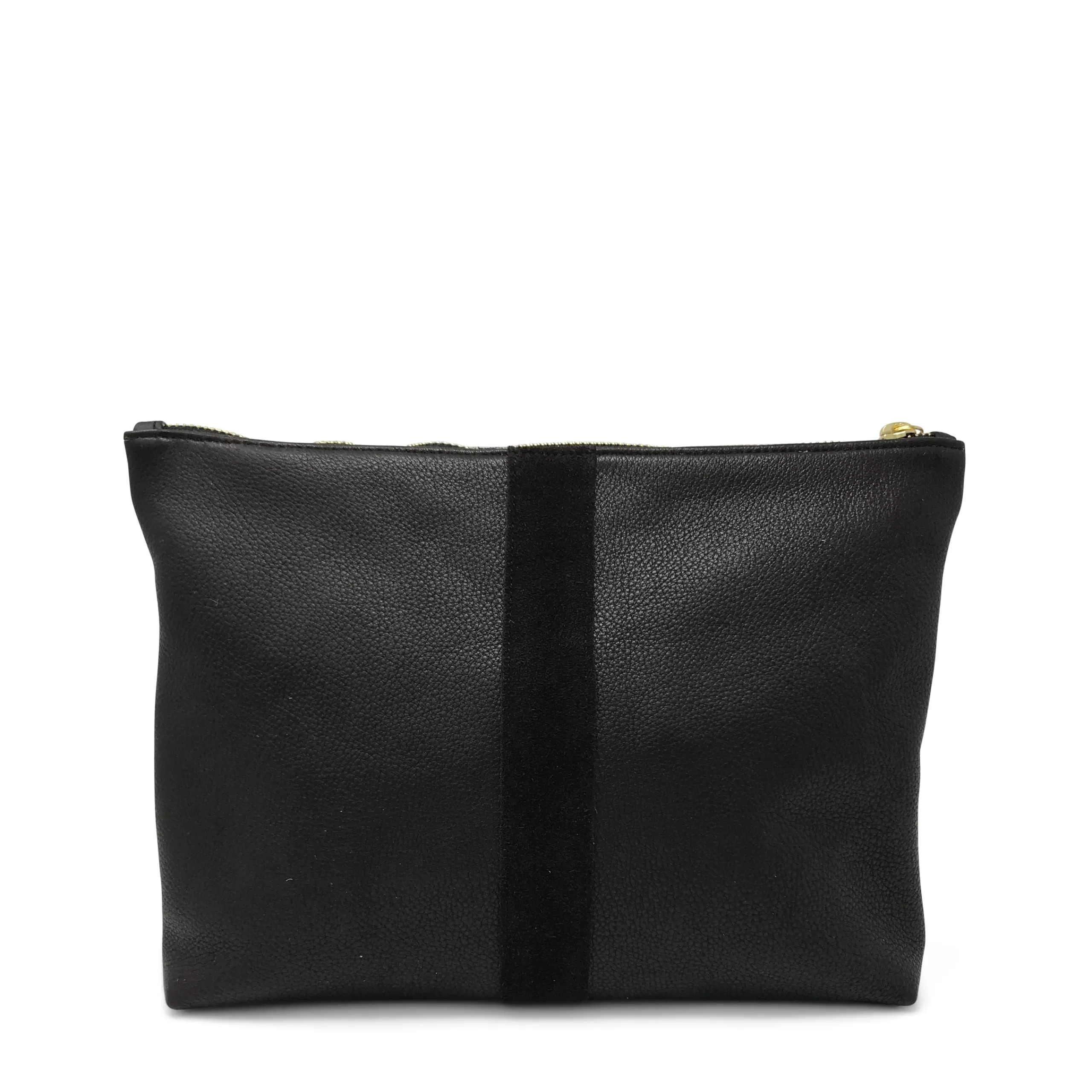 Kempton & Co Chocolate Suede Medium Pouch | Pouches & Clutches