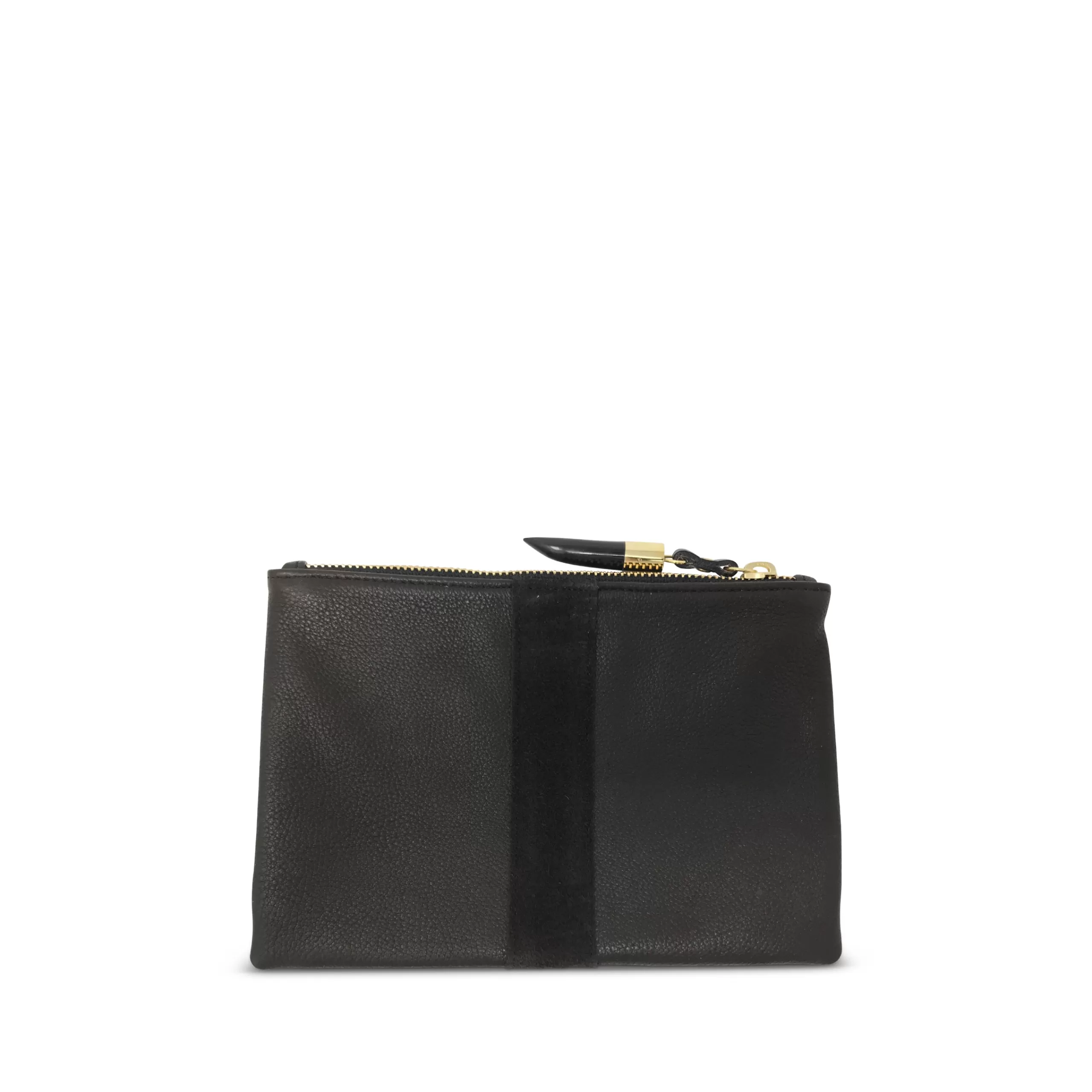 Kempton & Co Chocolate Suede Small Pouch | Pouches & Clutches