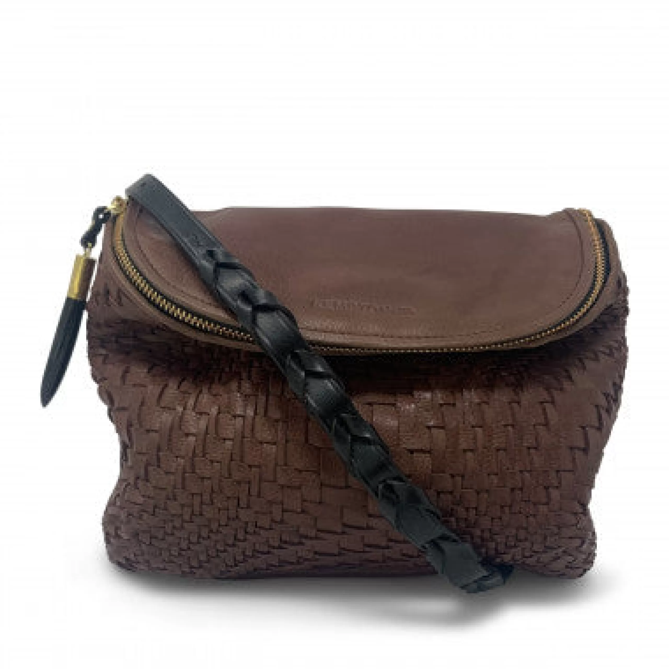 Kempton & Co Cocoa Weave Mini Windbourne | Crossbody