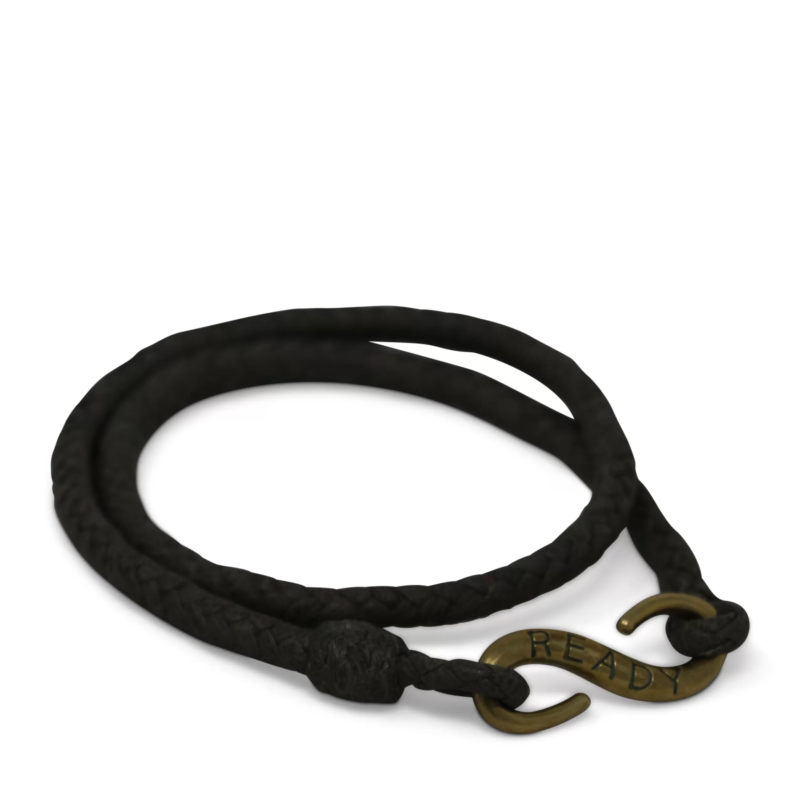 Kempton & Co Double Wrap Leather Hook Bracelet - Grey | Jewelry