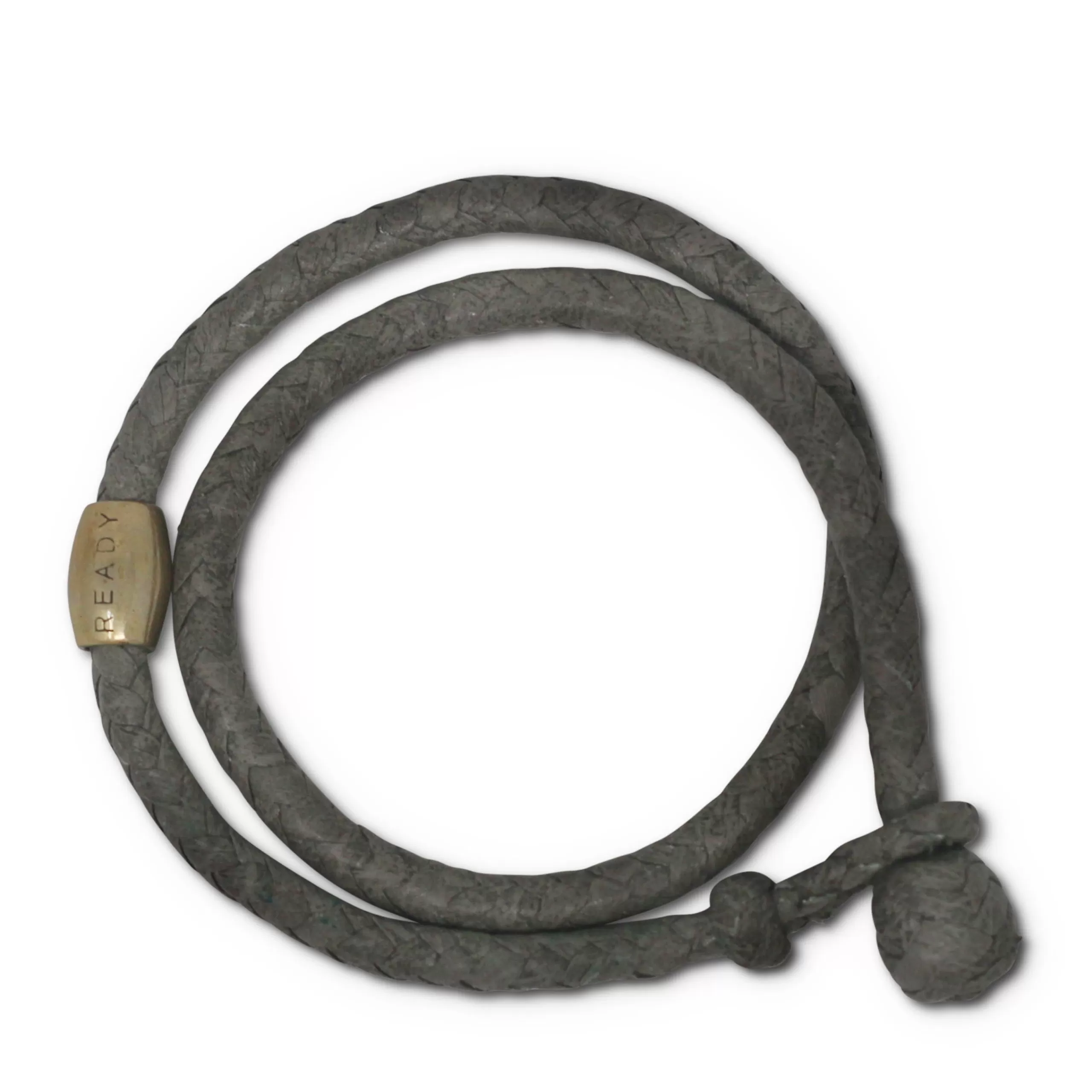 Kempton & Co Double Wrap Leather Knot Bracelet - Grey | Jewelry