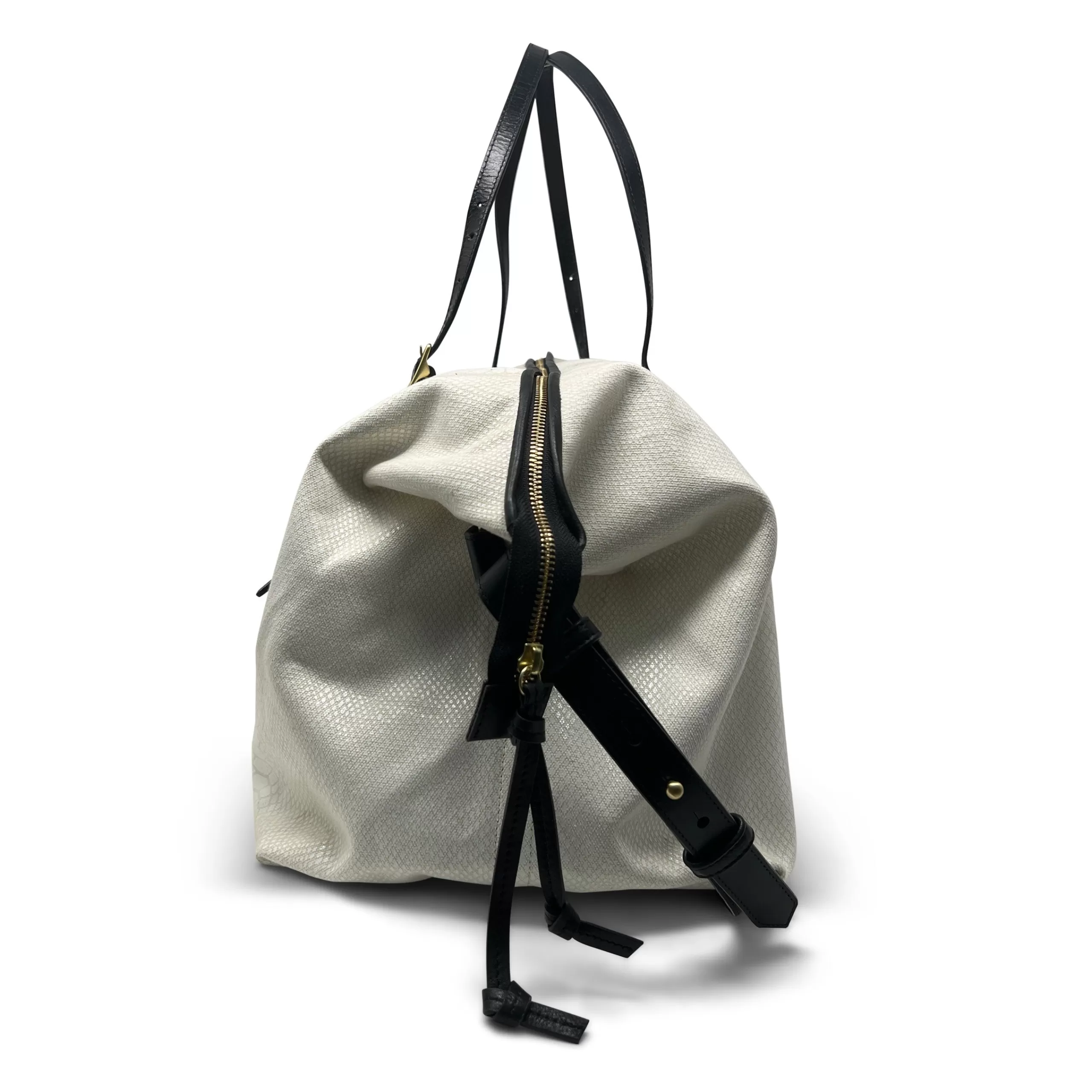 Kempton & Co Ecru Cobra Canvas Crossbody | Diaper Bags