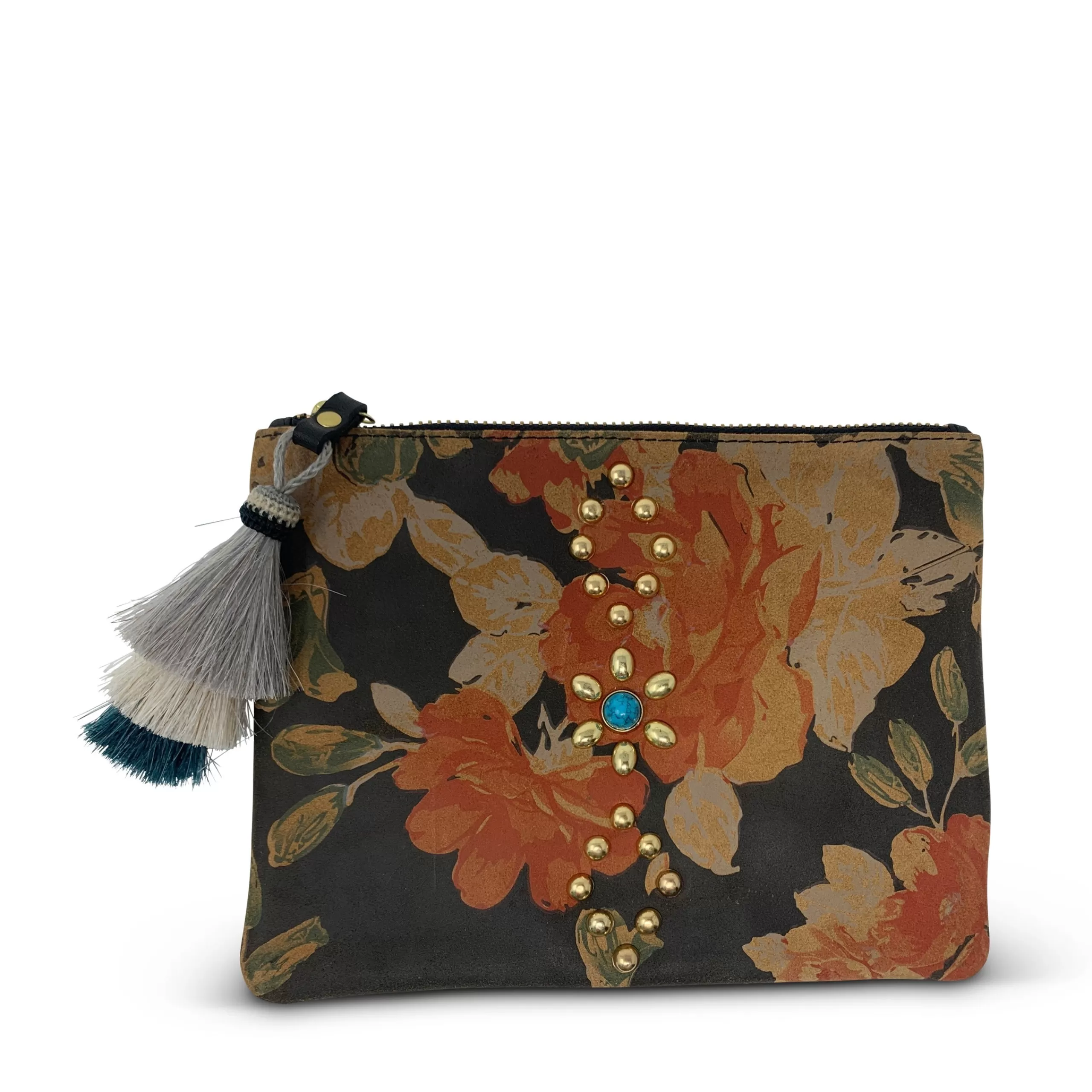 Kempton & Co Floral Stud Small Pouch | Pouches & Clutches