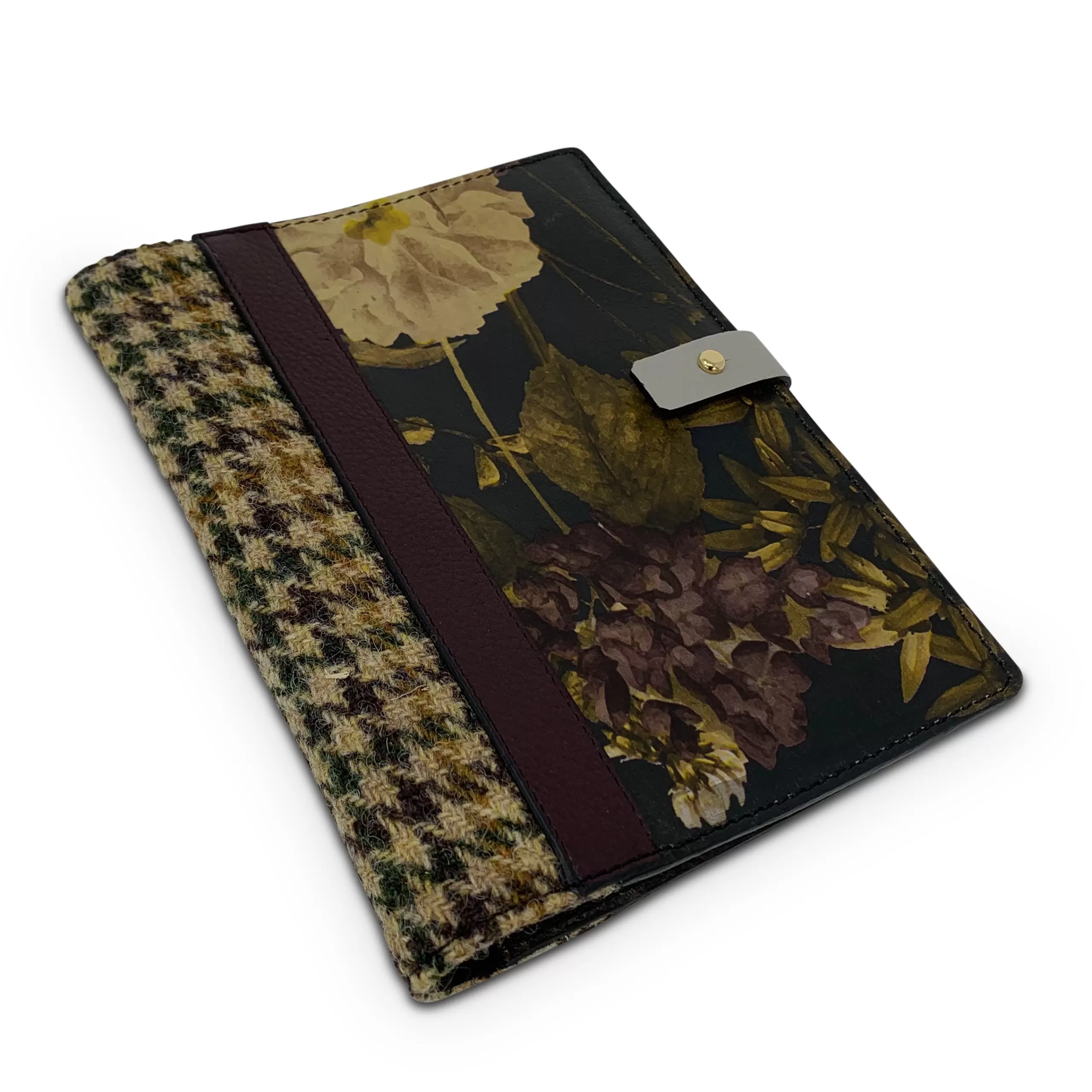 Kempton & Co Freddie Pouchette - Black Peony & Camo | Small Leather Goods