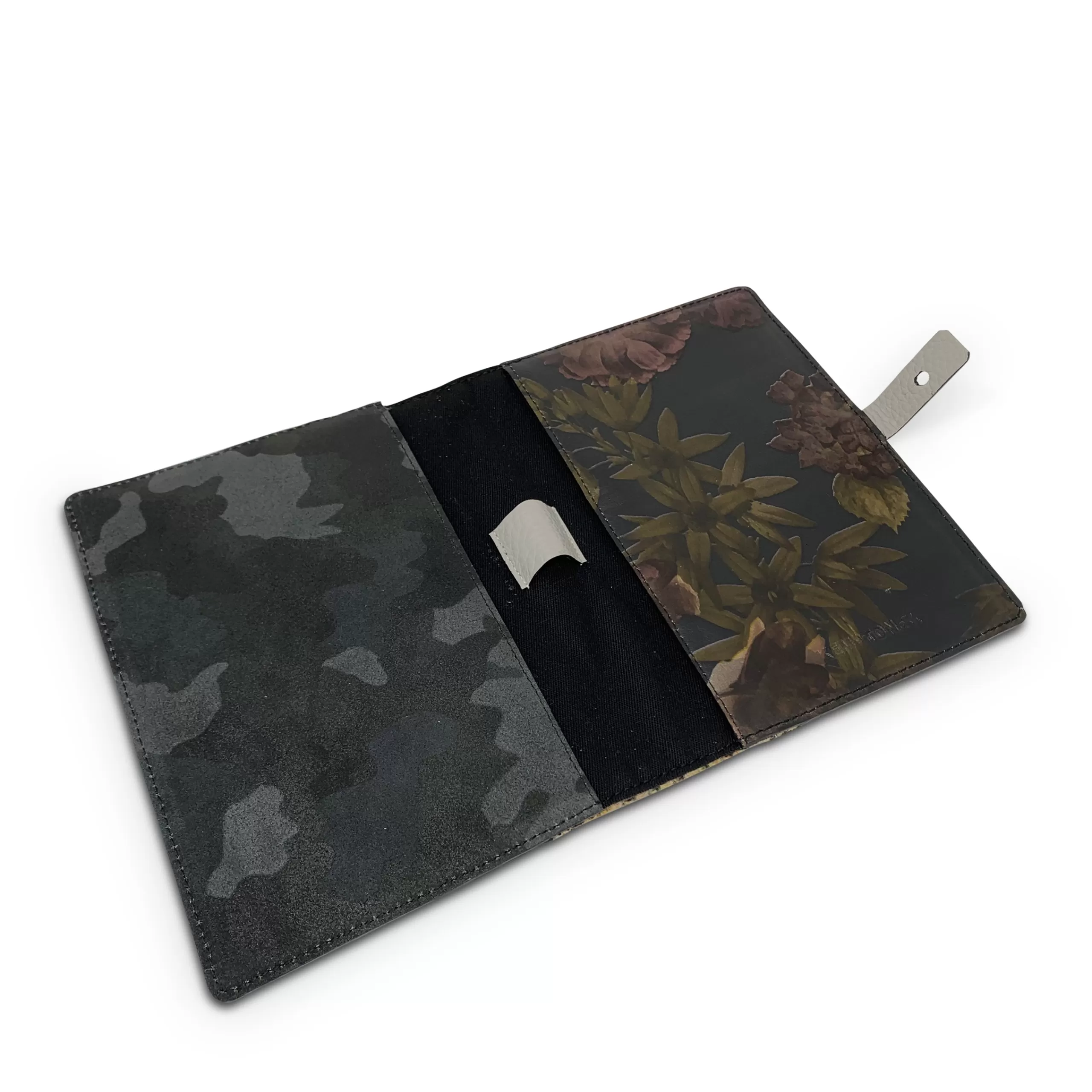 Kempton & Co Freddie Pouchette - Black Peony & Camo | Pouches & Clutches