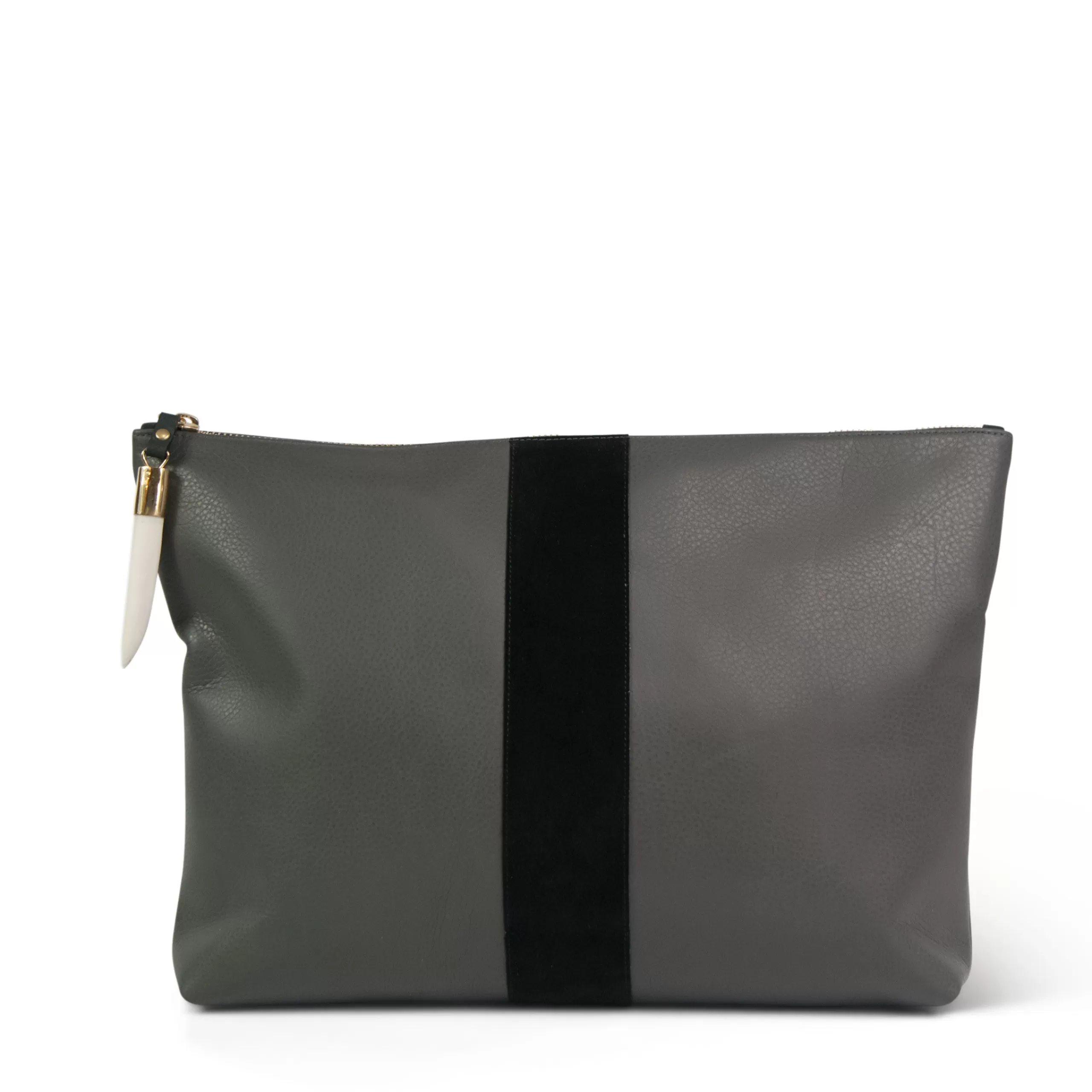 Kempton & Co Granite And Black Clutch | Pouches & Clutches