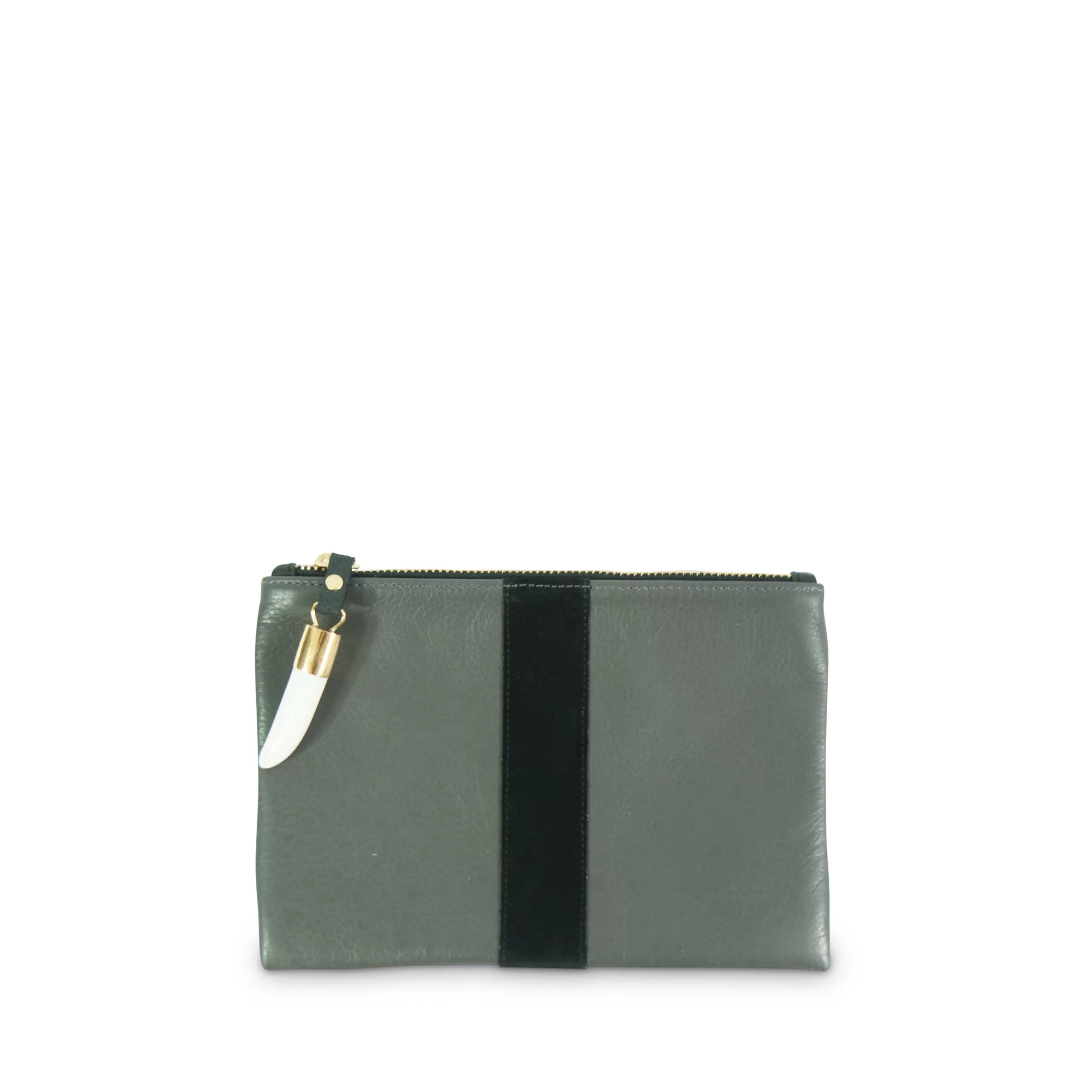 Kempton & Co Granite And Black Small Pouch | Pouches & Clutches