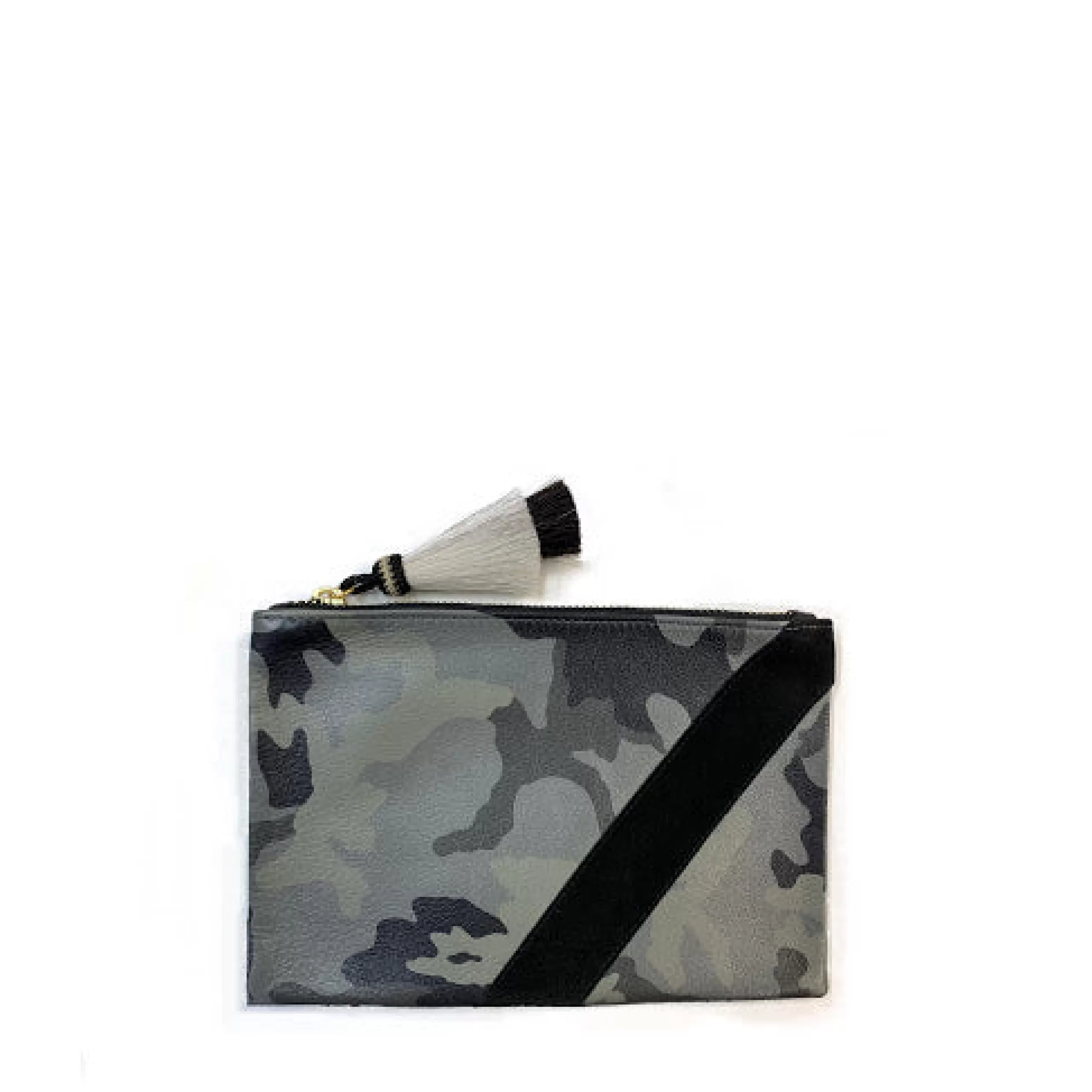 Kempton & Co Granite Camo Small Pouch With Tassel | Pouches & Clutches