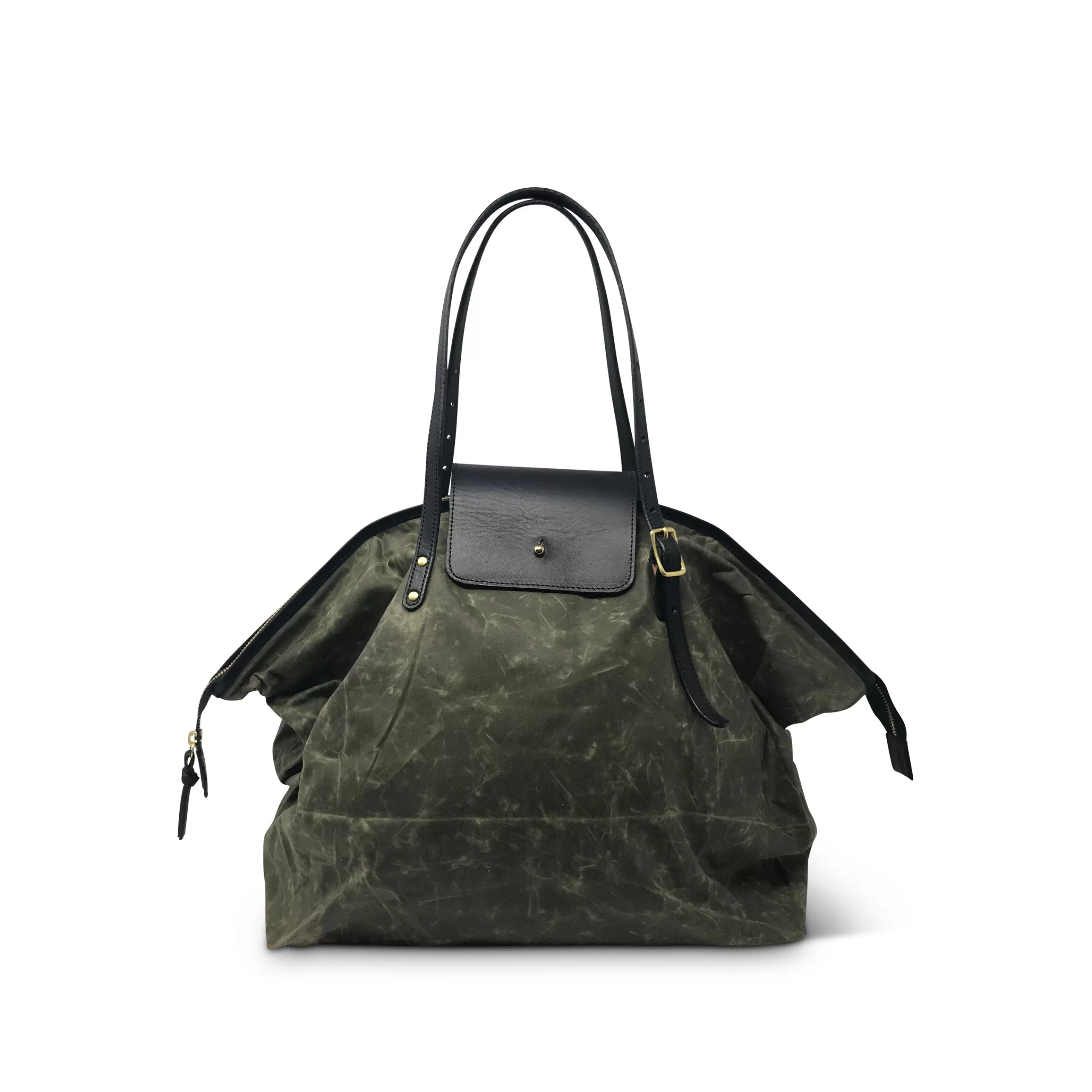 Kempton & Co Henley Fold Up Bag - Olive | Large Bags