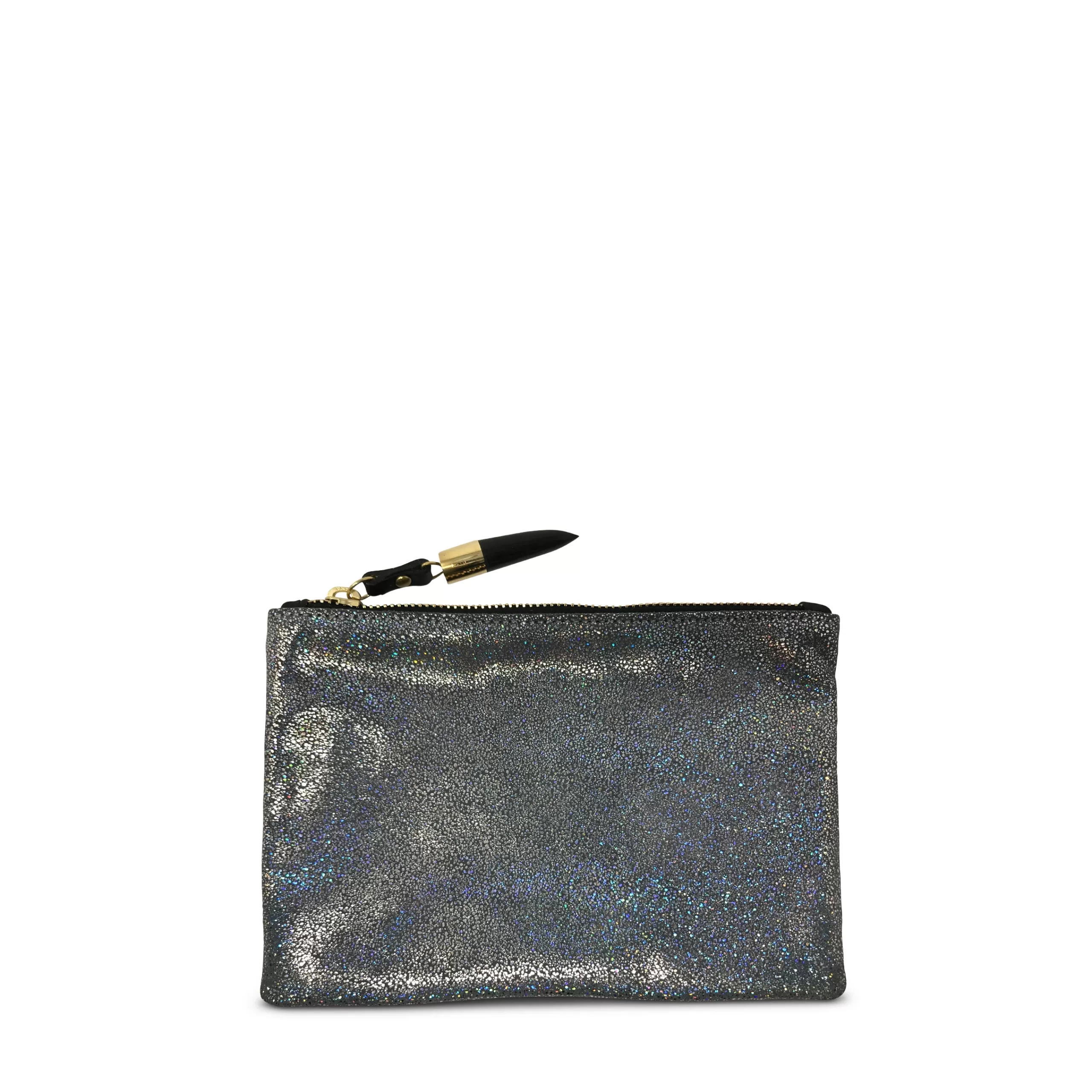 Kempton & Co Iridescent Splatter Leather Small Pouch | Pouches & Clutches