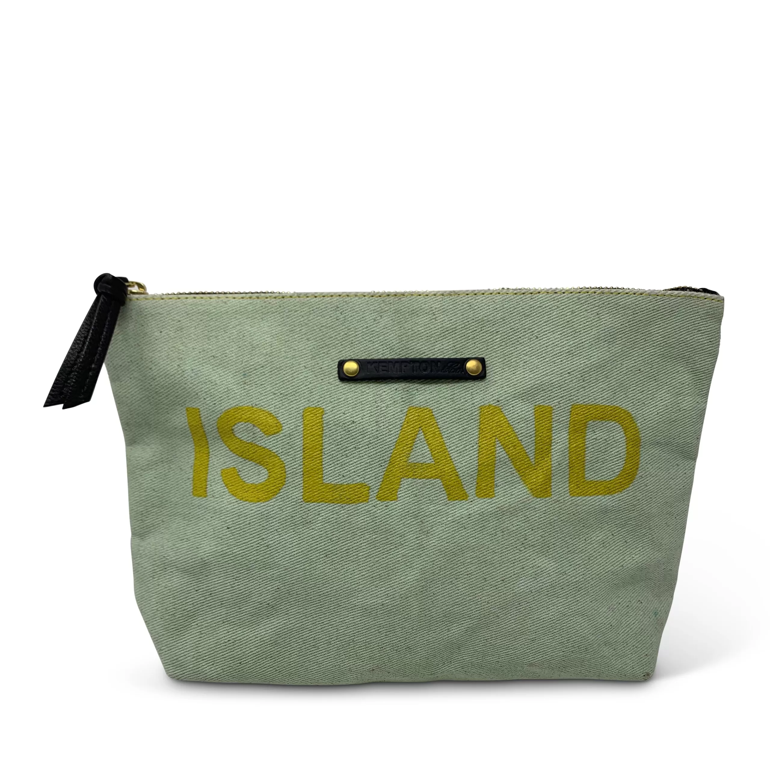 Kempton & Co Island Hand Painted Canvas Pouch | Travel Bags