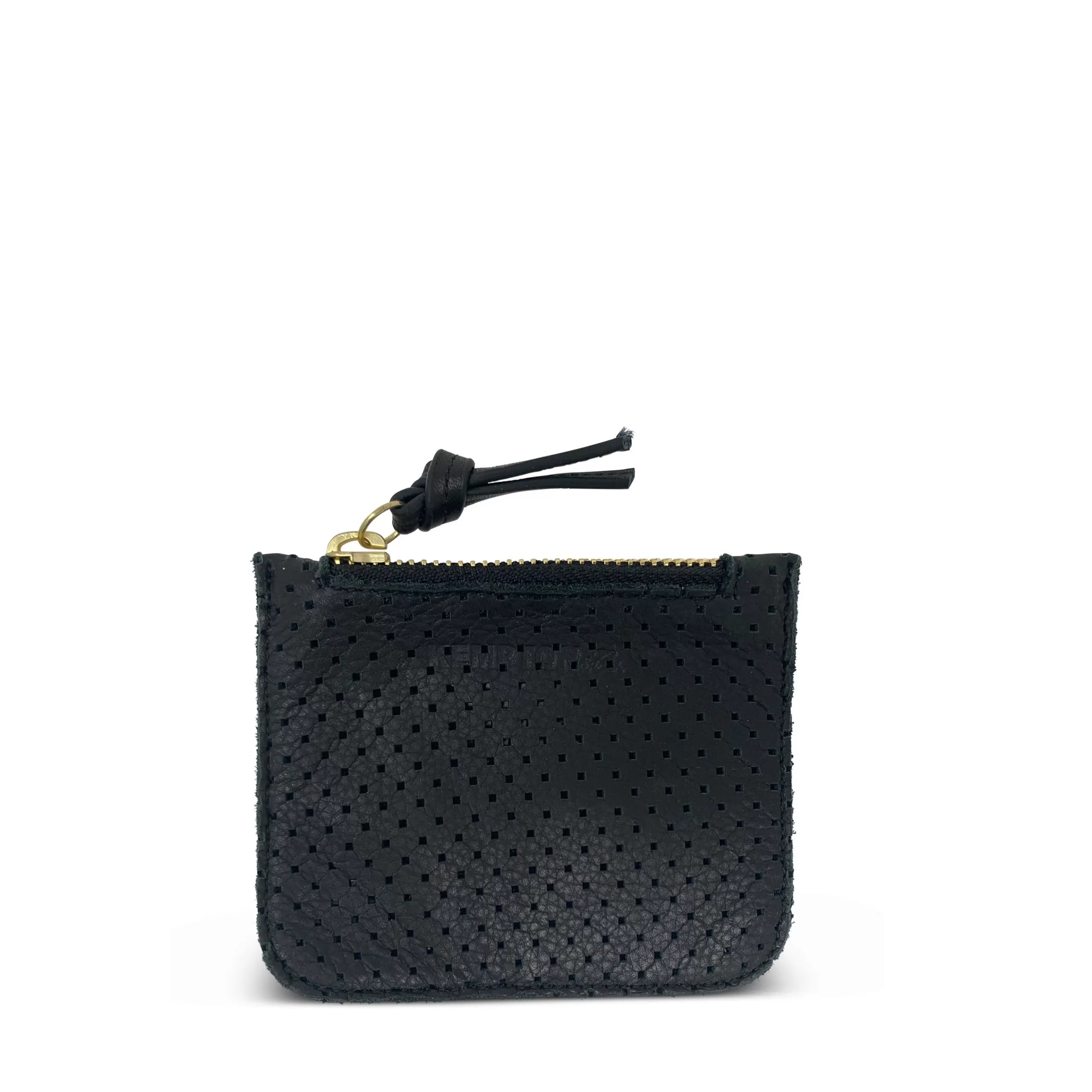 Kempton & Co Kempton - Tiny Jewelry Pouch - Black Perf | Pouches & Clutches