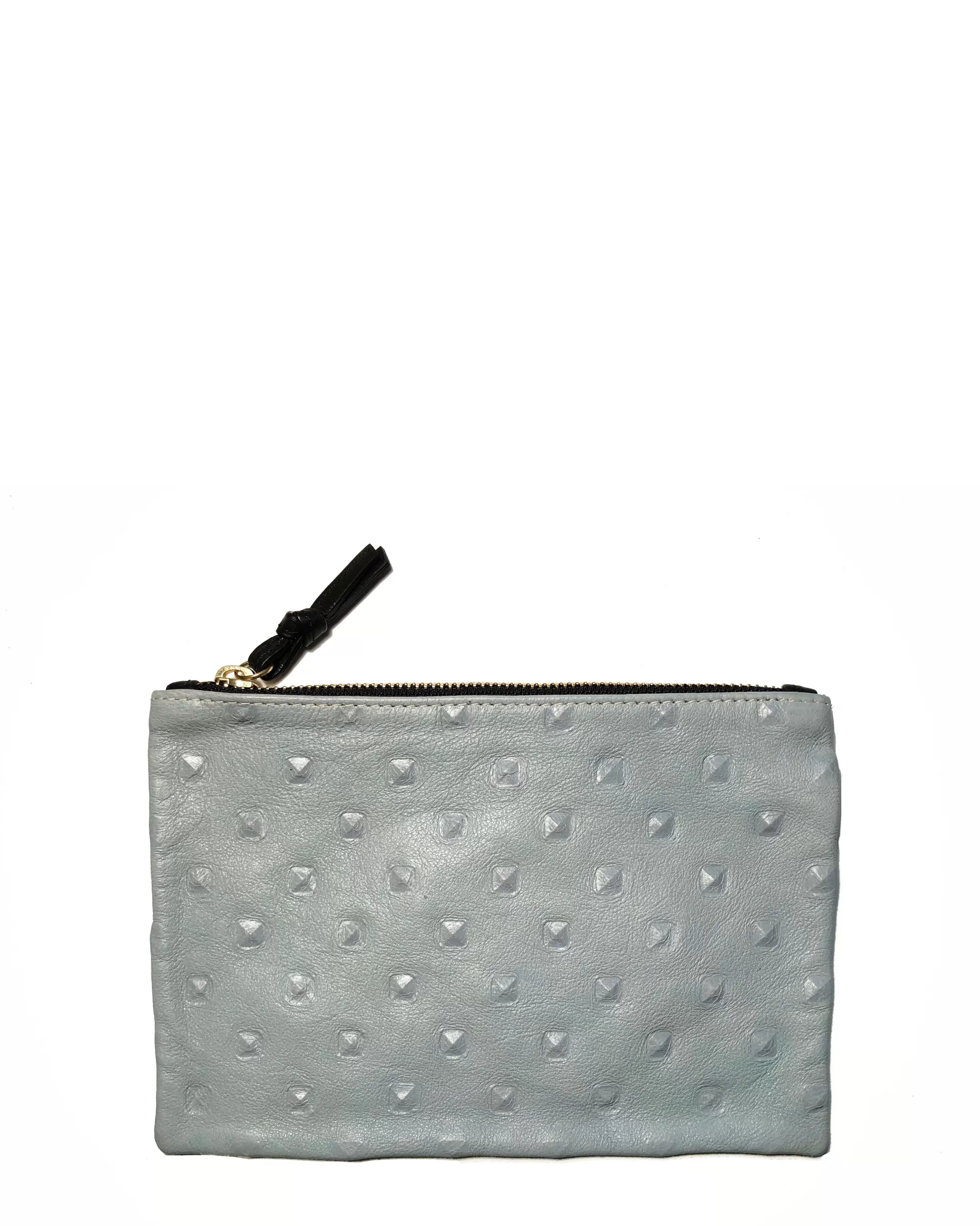 Kempton & Co Kempton Studded Lambskin Pouch - Ice | Pouches & Clutches