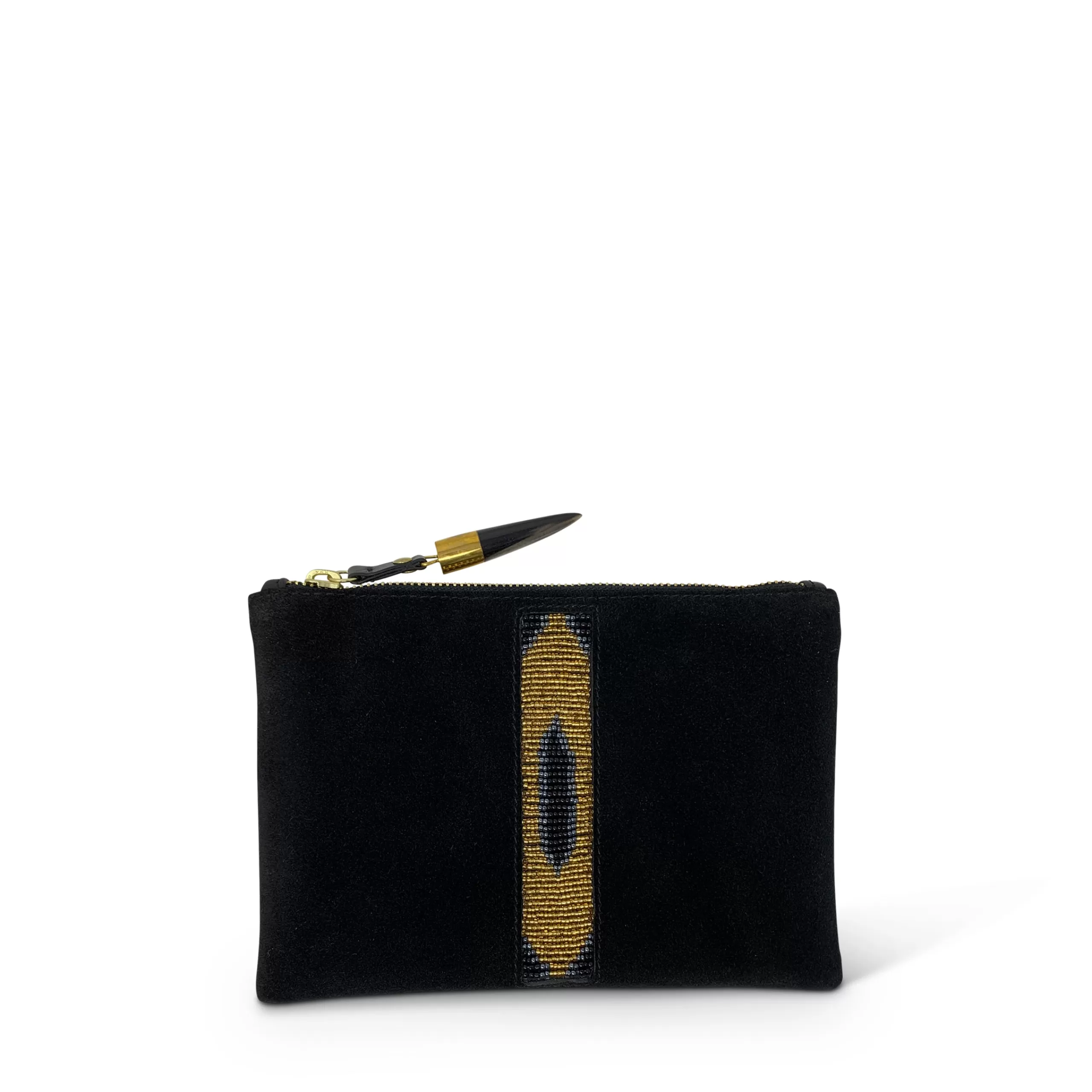 Kempton & Co Kibera Beaded Stripe Small Pouch | Pouches & Clutches