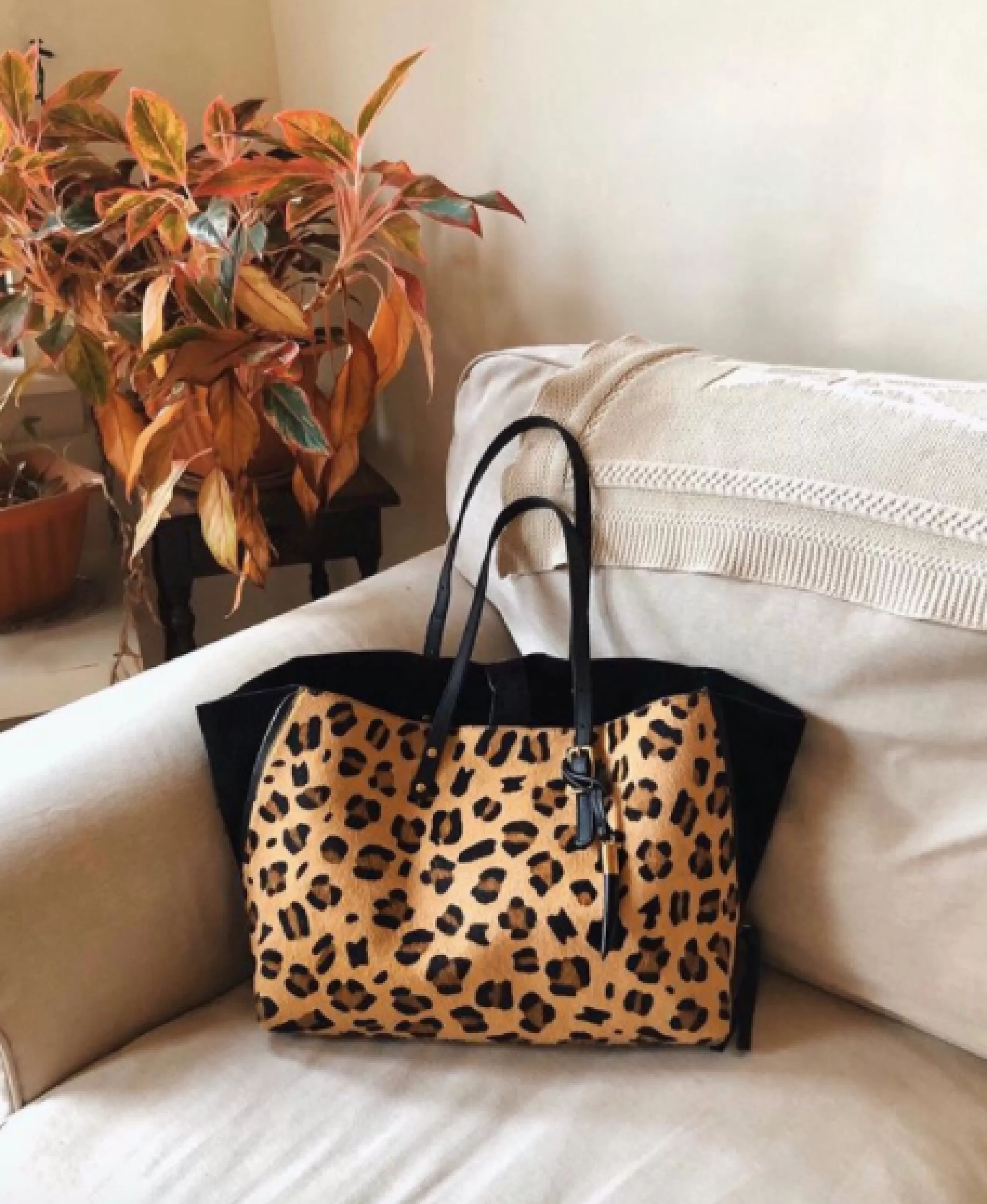 Kempton & Co Leopard Kingsbridge Tote | Totes