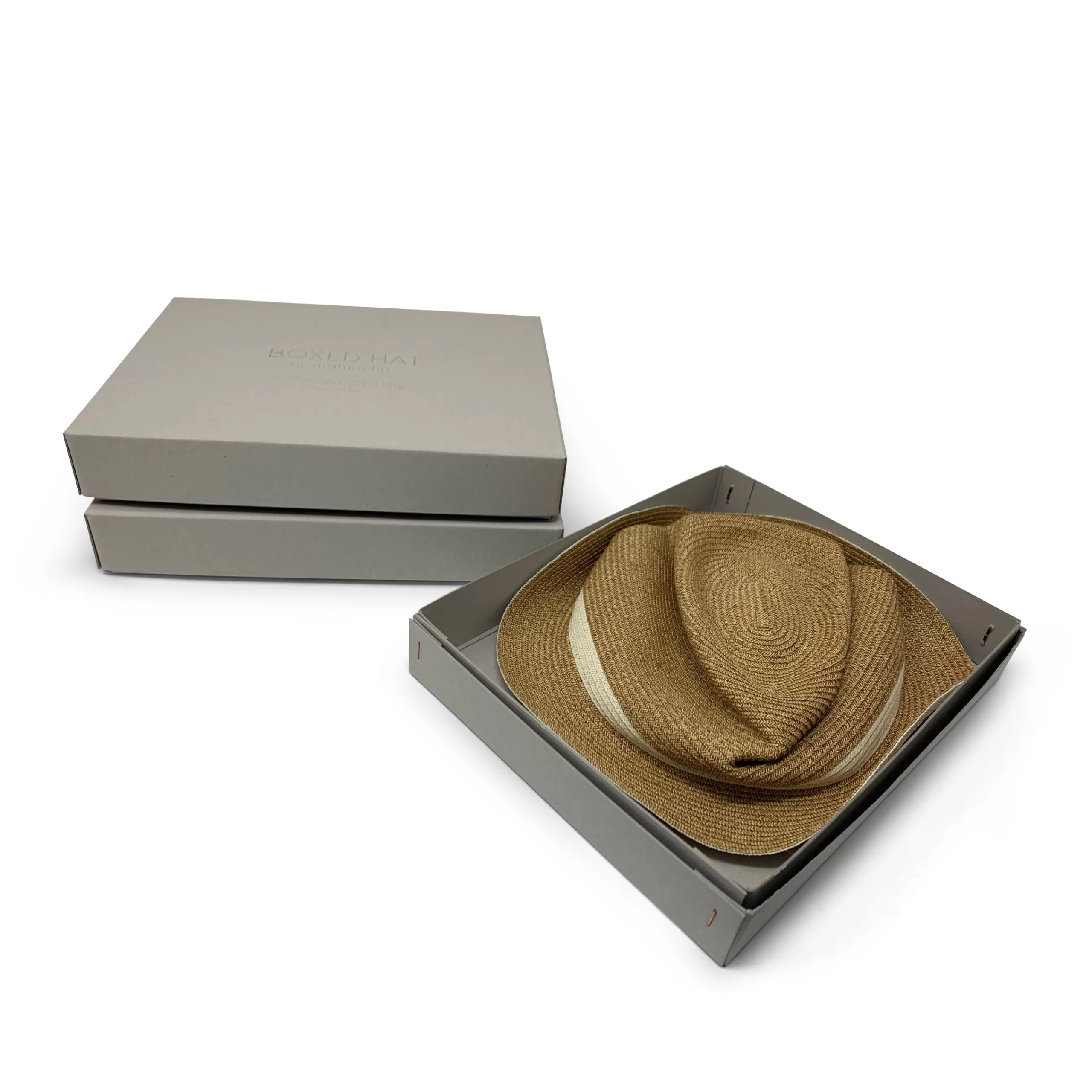 Kempton & Co Mature Ha - Boxed Hat - Mix Brown With White Switch | Hats