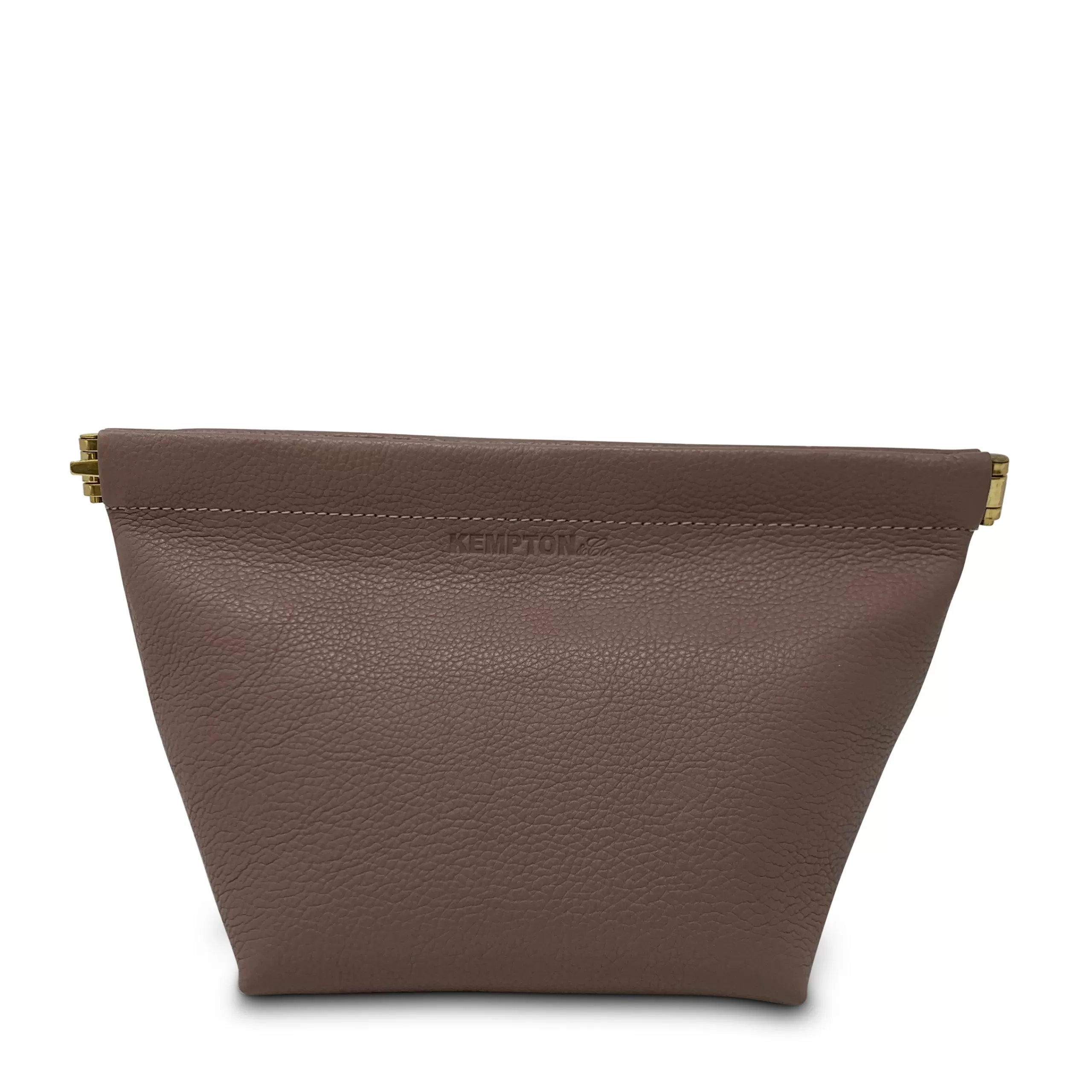 Kempton & Co Mauve Snap Makeup Bag | Pouches & Clutches