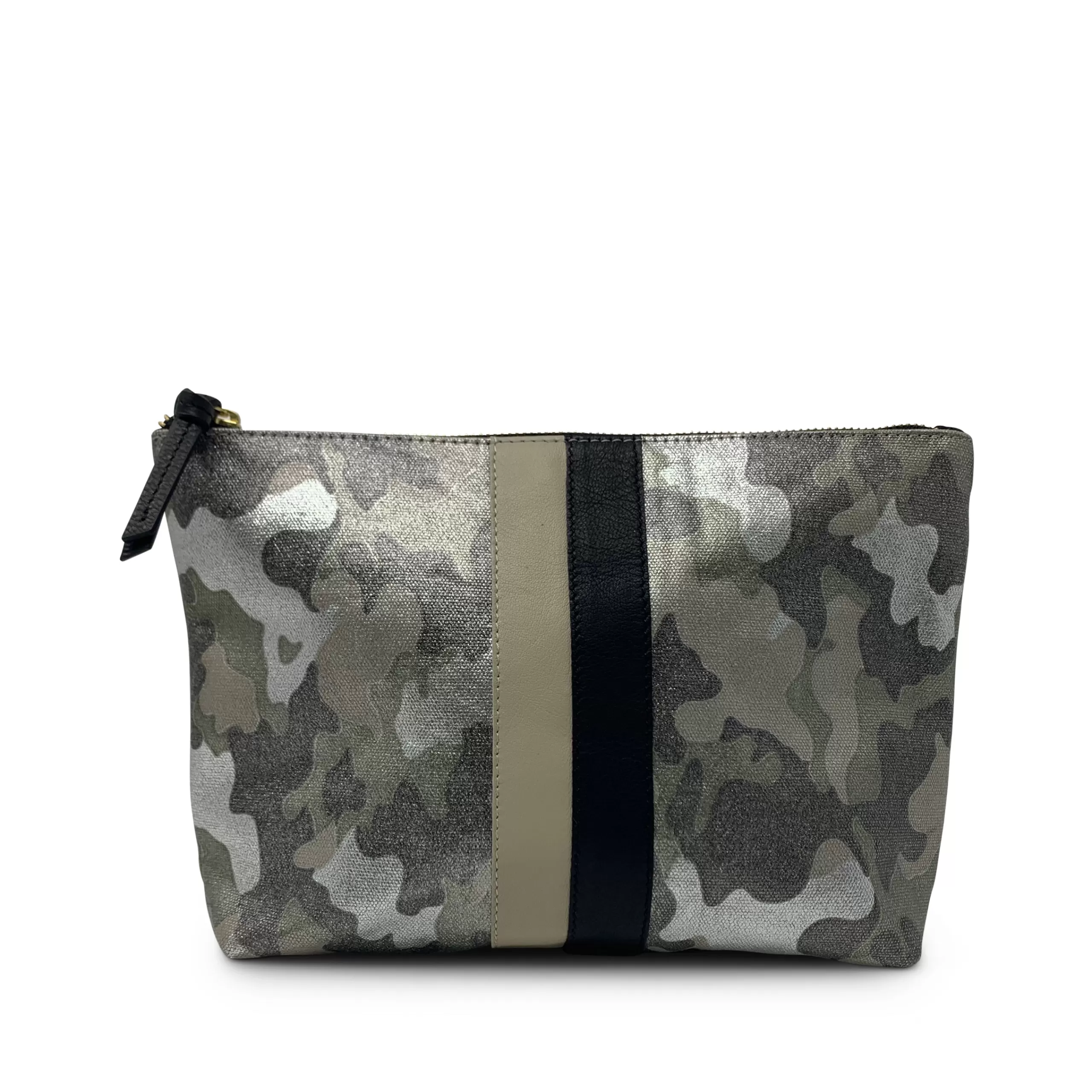 Kempton & Co Metallic Camo Canvas Pouch | Diaper Bags