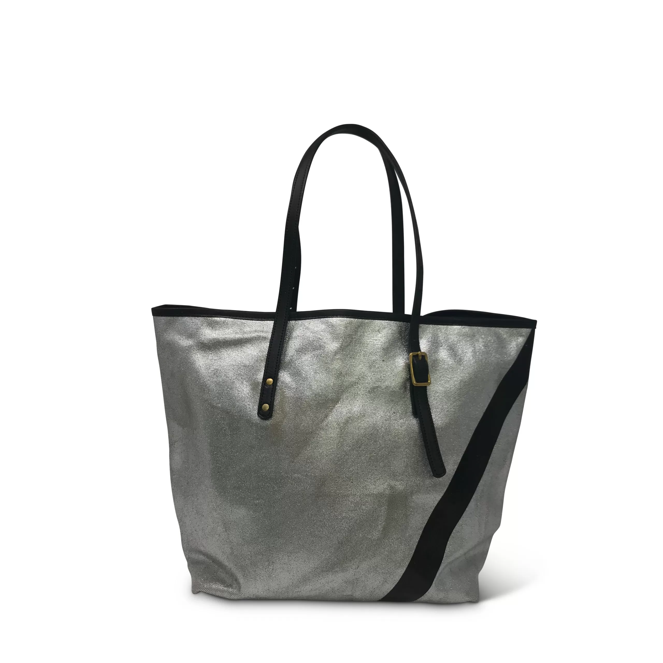 Kempton & Co Metallic Canvas Small Tote | Totes