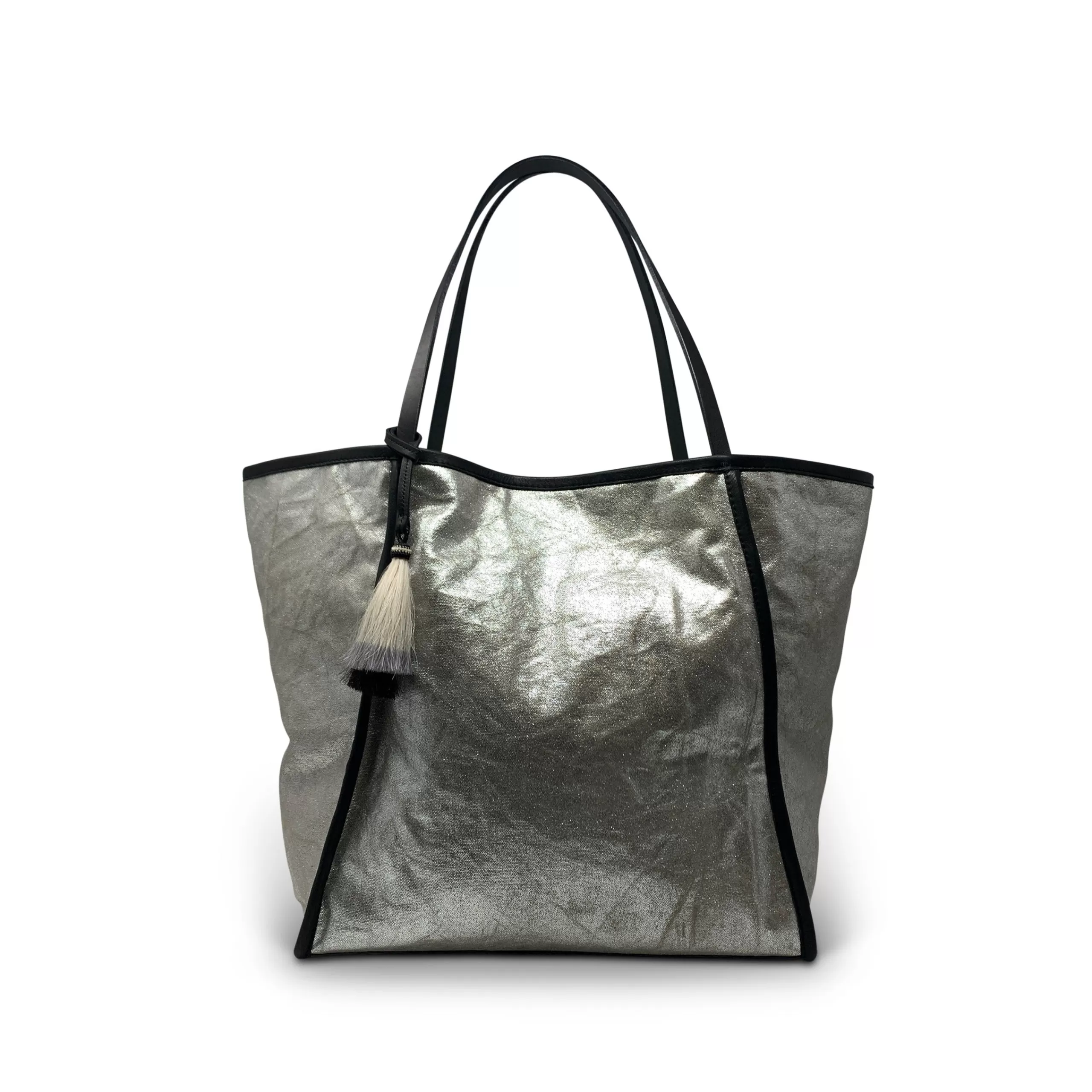 Kempton & Co Metallic Canvas Taunton Tote | Beach Bags