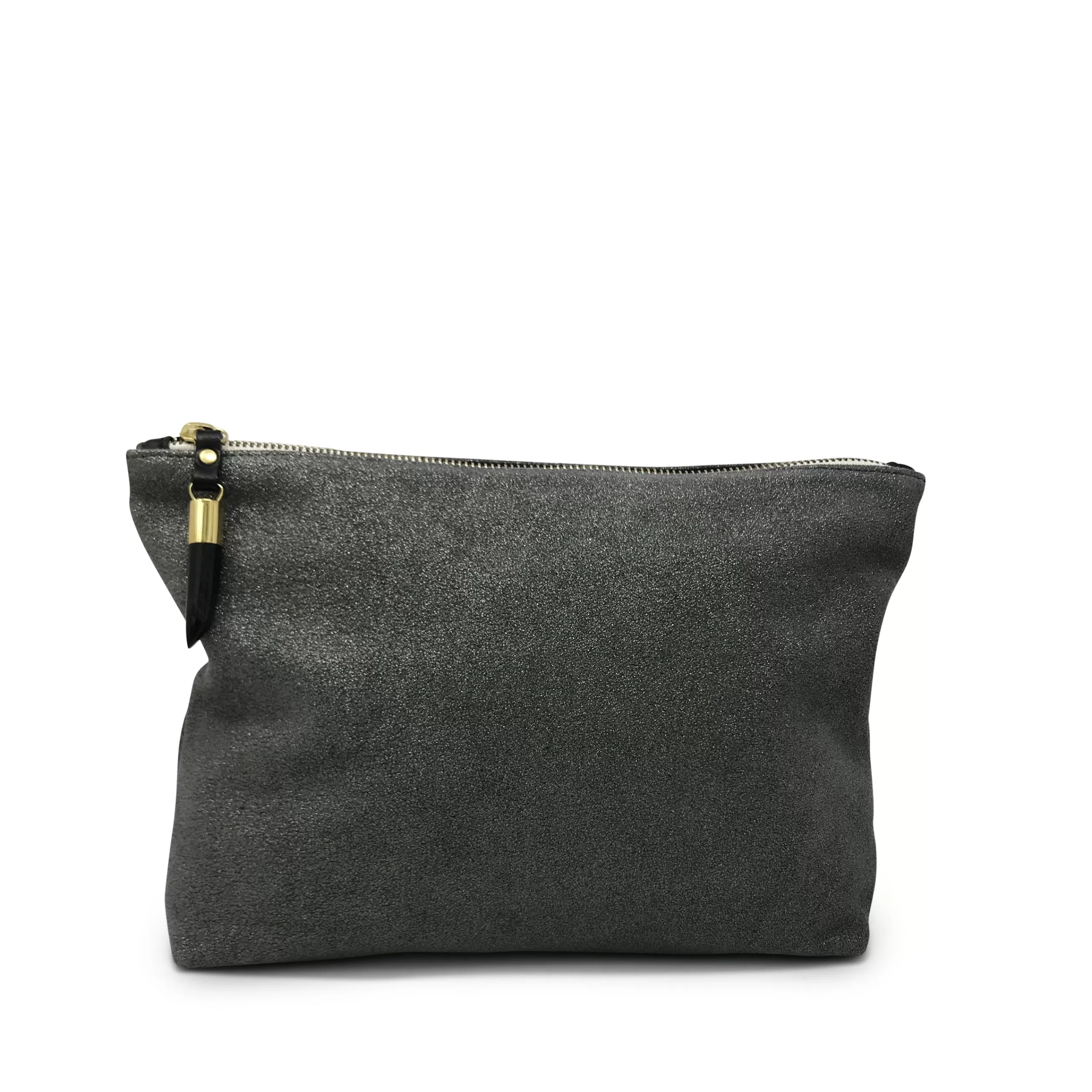 Kempton & Co Metallic Grit Medium Pouch | Pouches & Clutches