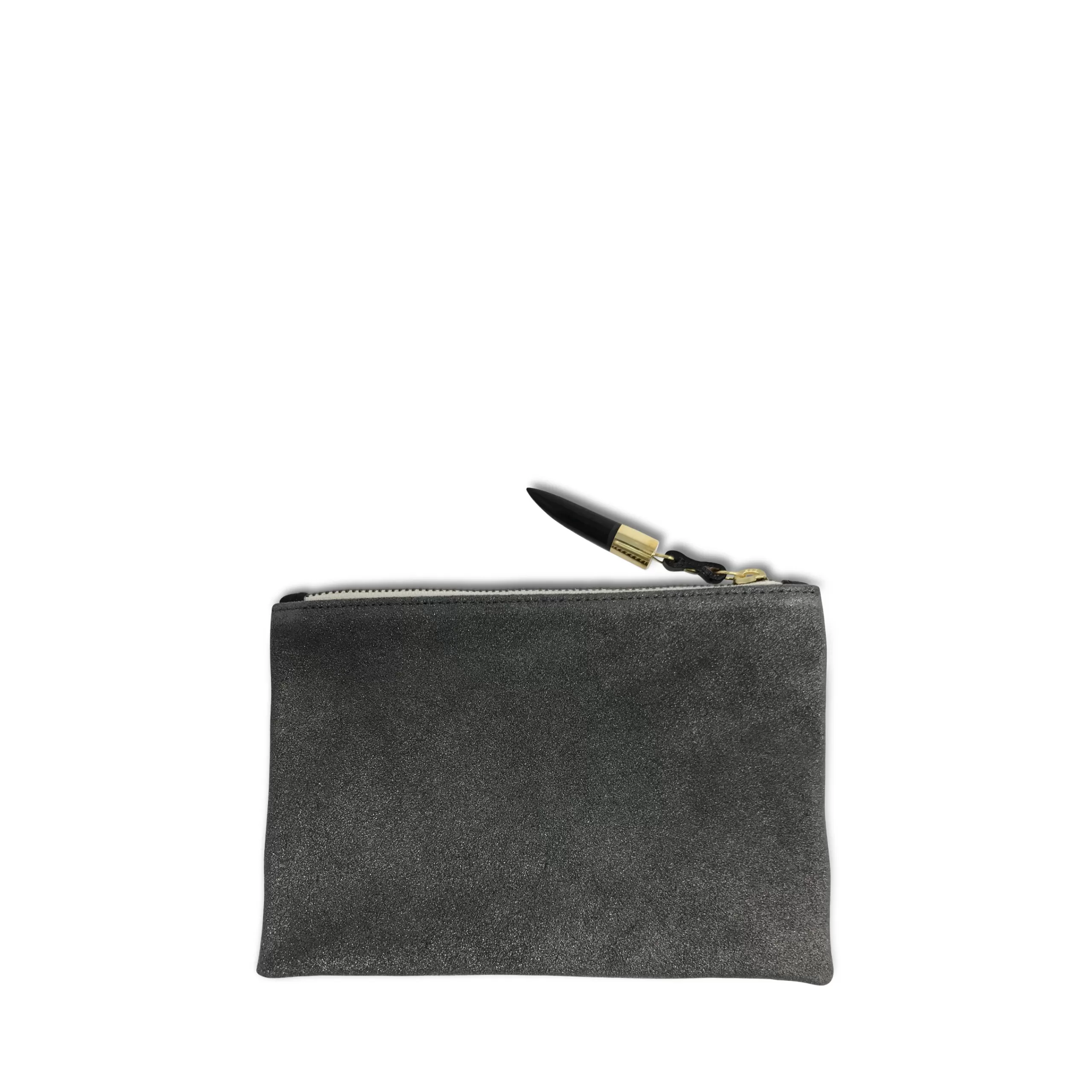 Kempton & Co Metallic Grit Small Pouch | Pouches & Clutches