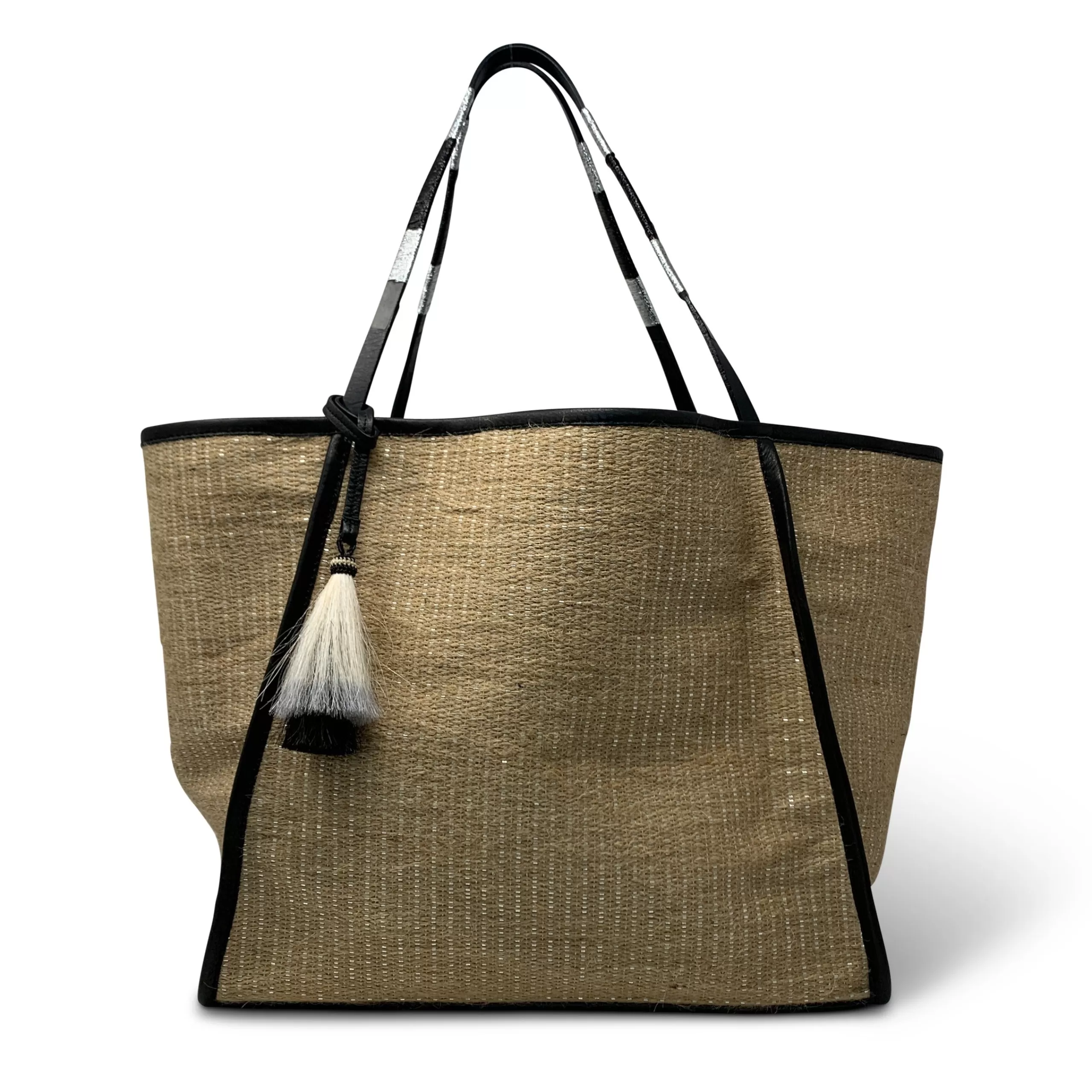 Kempton & Co Metallic Jute Taunton Tote | Totes