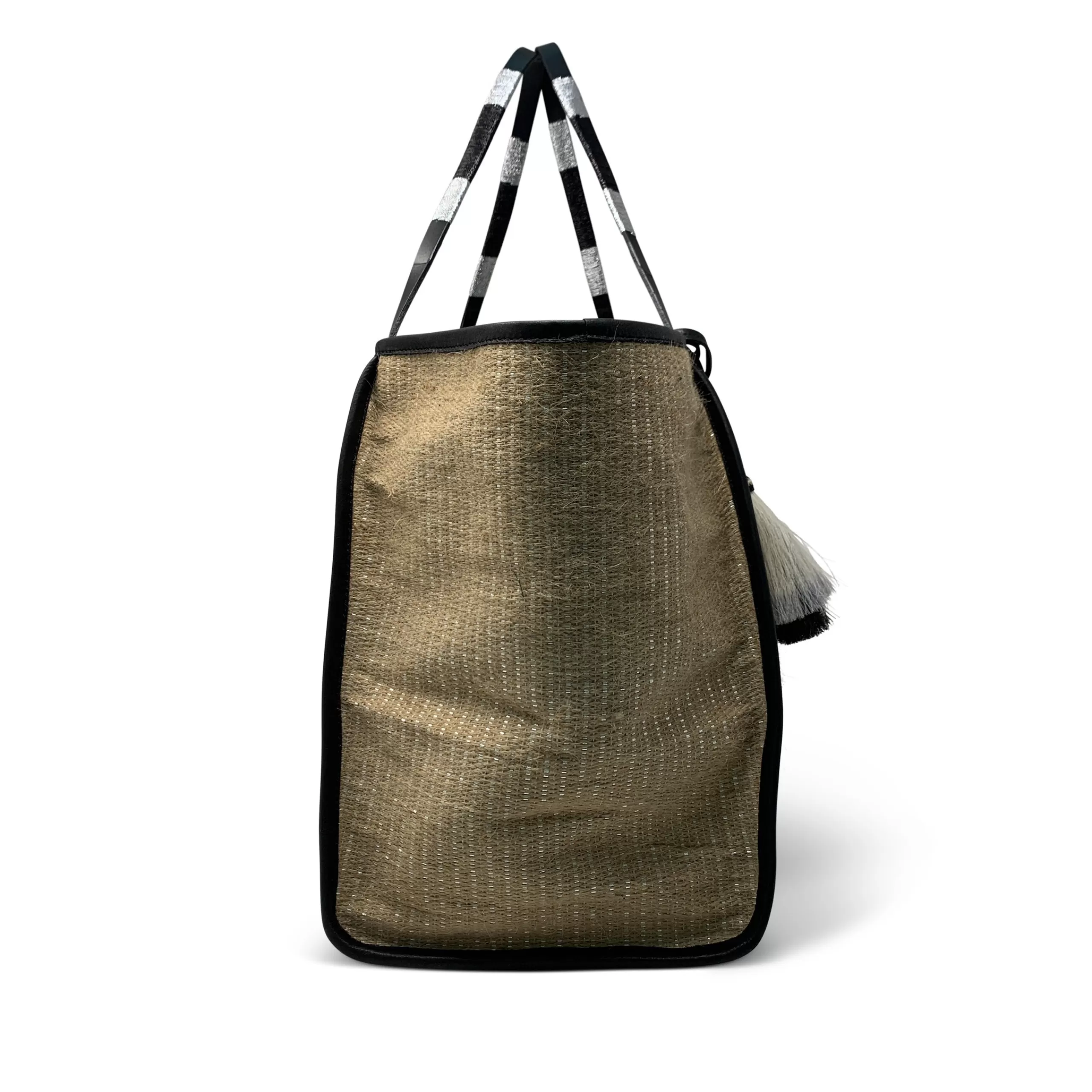 Kempton & Co Metallic Jute Taunton Tote | Totes