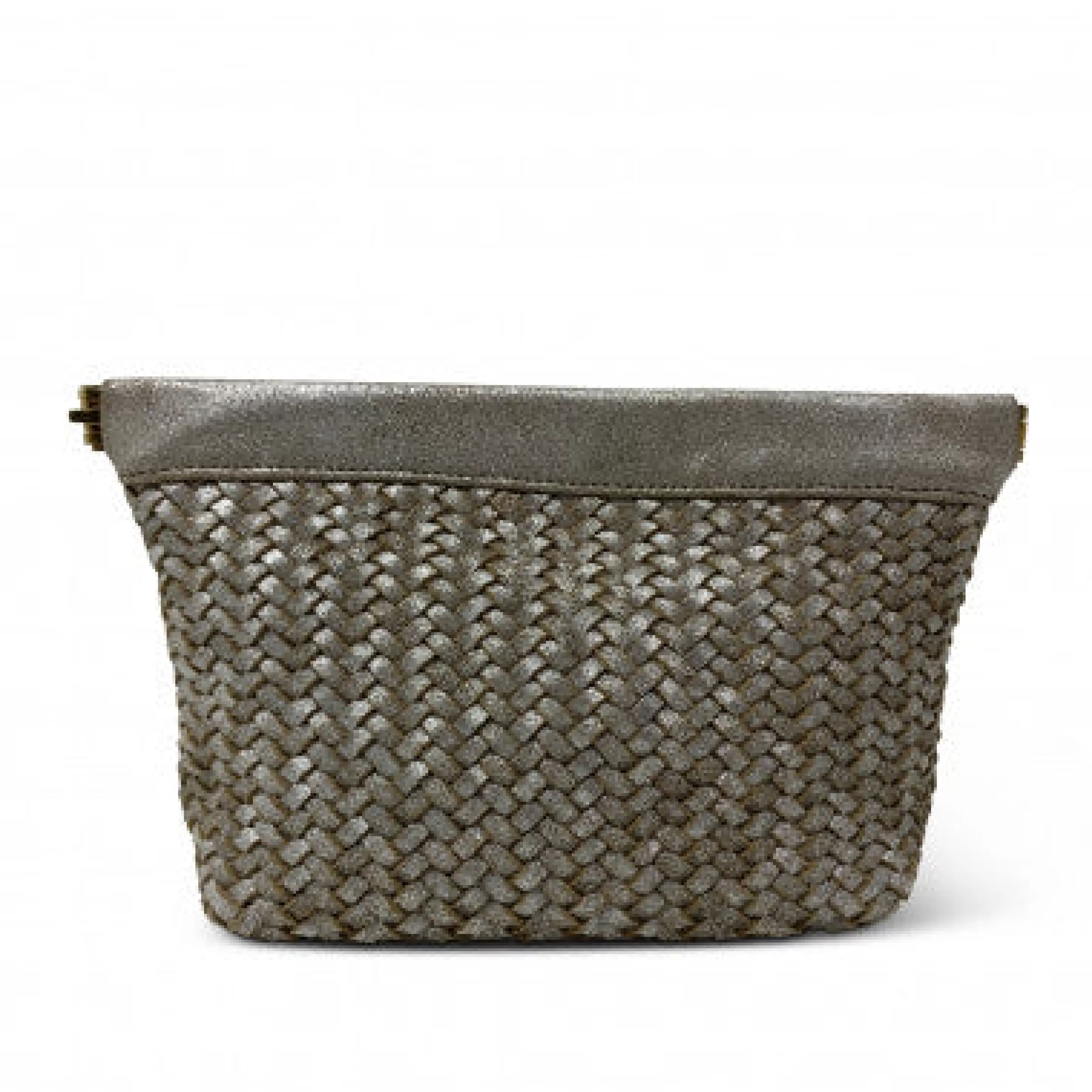 Kempton & Co Metallic Weave Make Up Bag | Small Pouches