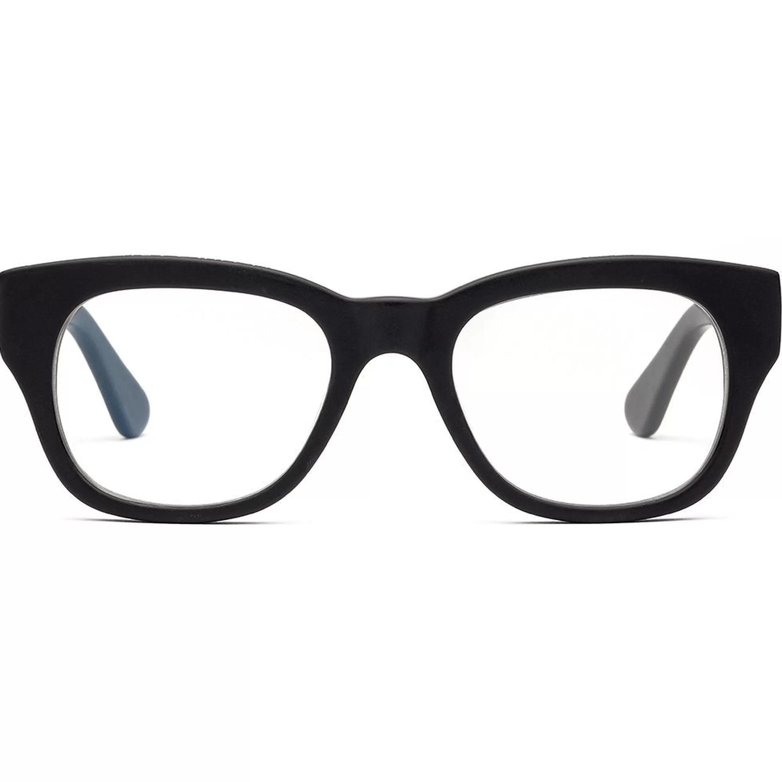 Kempton & Co Miklos Matte Black Glasses | Sunglasses & Readers