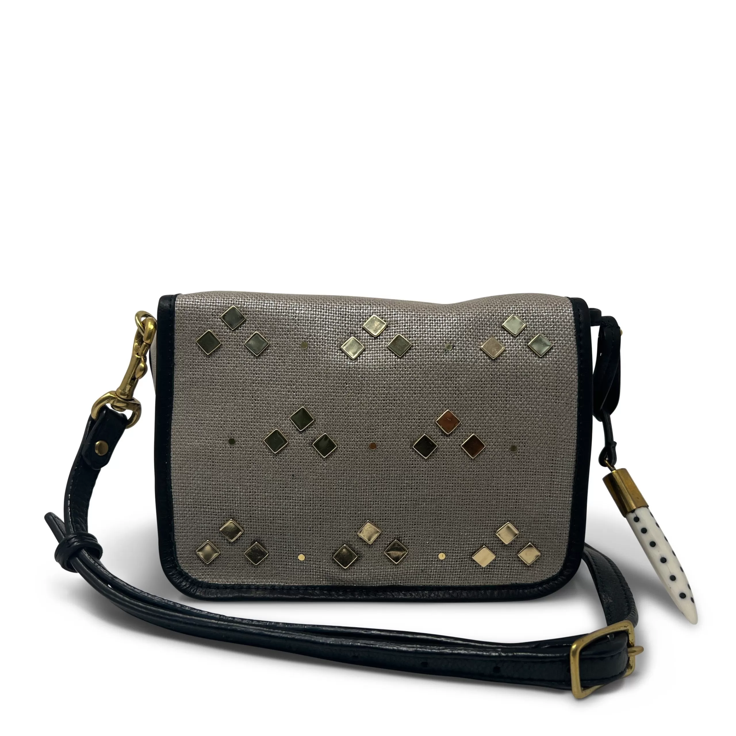 Kempton & Co Mini Mia Metallic Linen | Crossbody