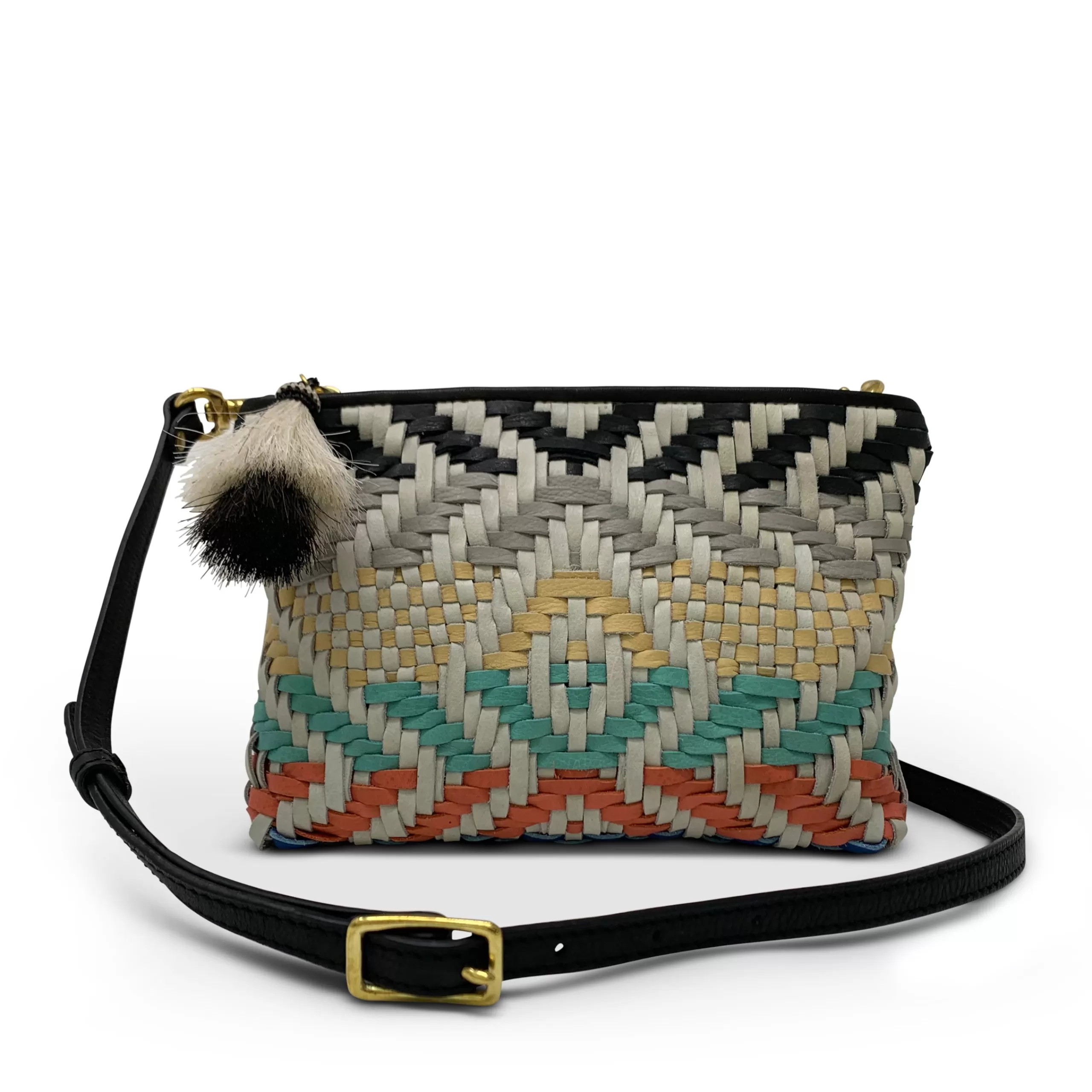 Kempton & Co Multi Color Woven Nottingham | Crossbody