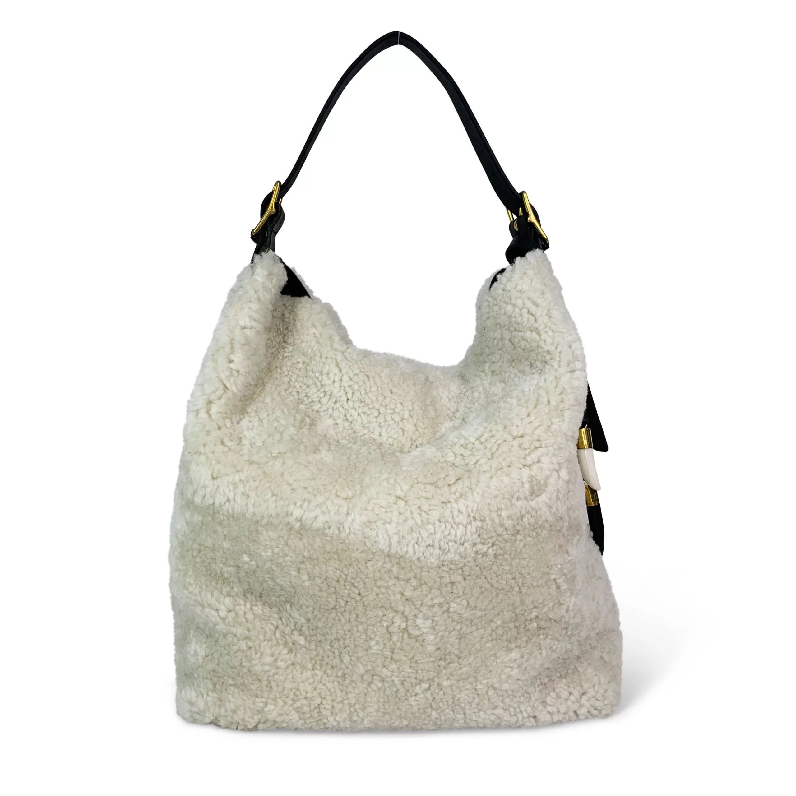 Kempton & Co Natural Shearling Somerset Hobo | Large Bags