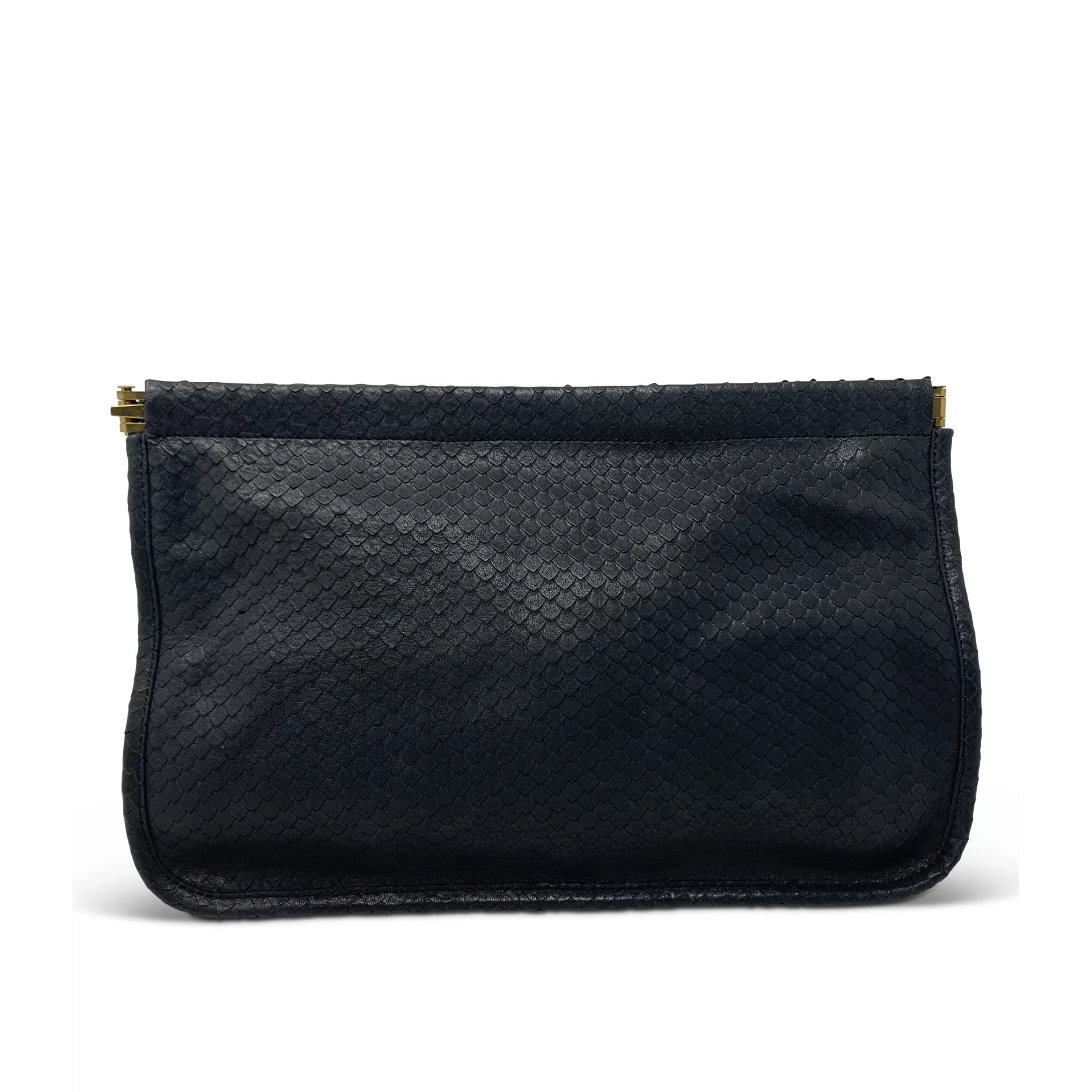 Kempton & Co Navy Cobra Clutch | Pouches & Clutches