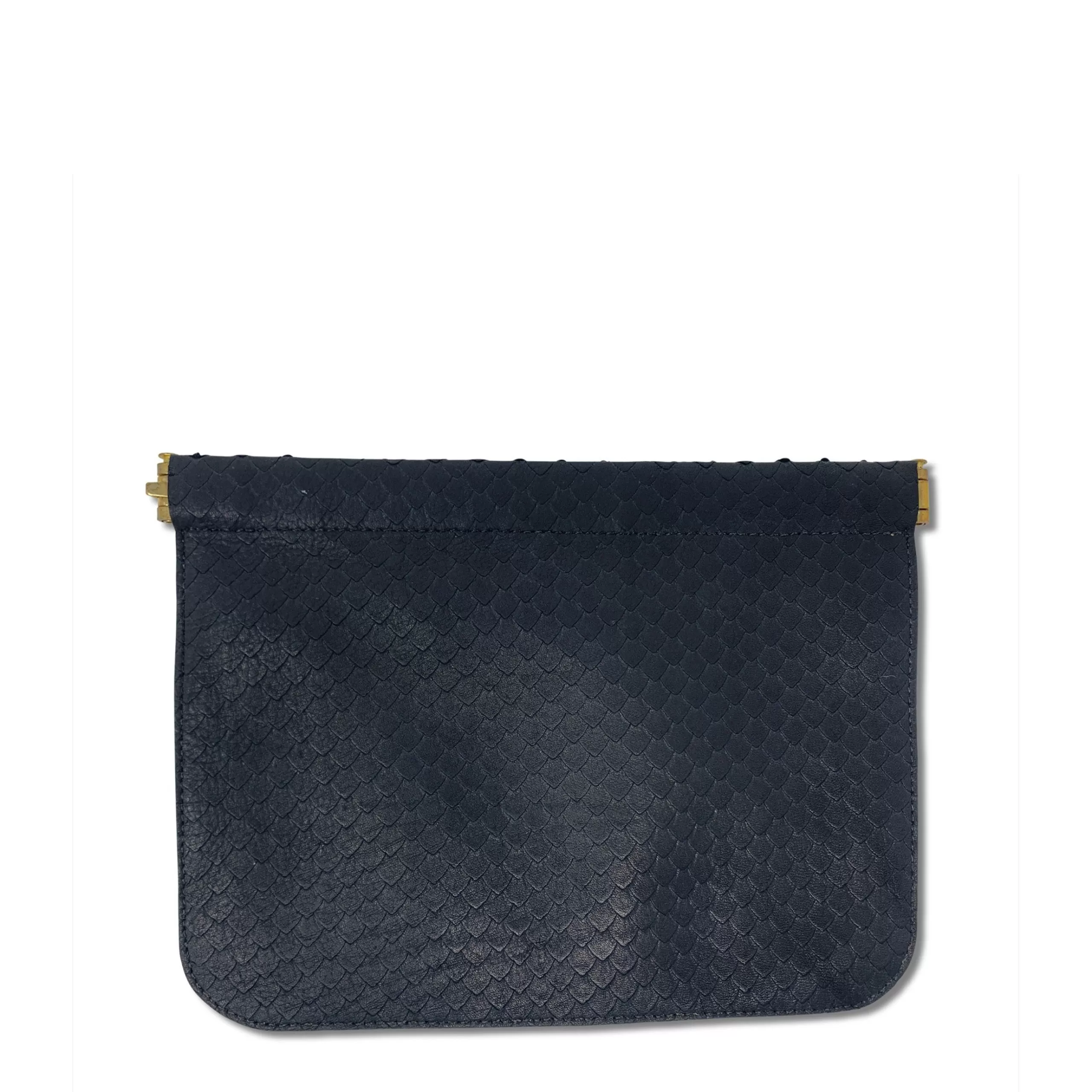 Kempton & Co Navy Cobra Snap Pouch | Pouches & Clutches