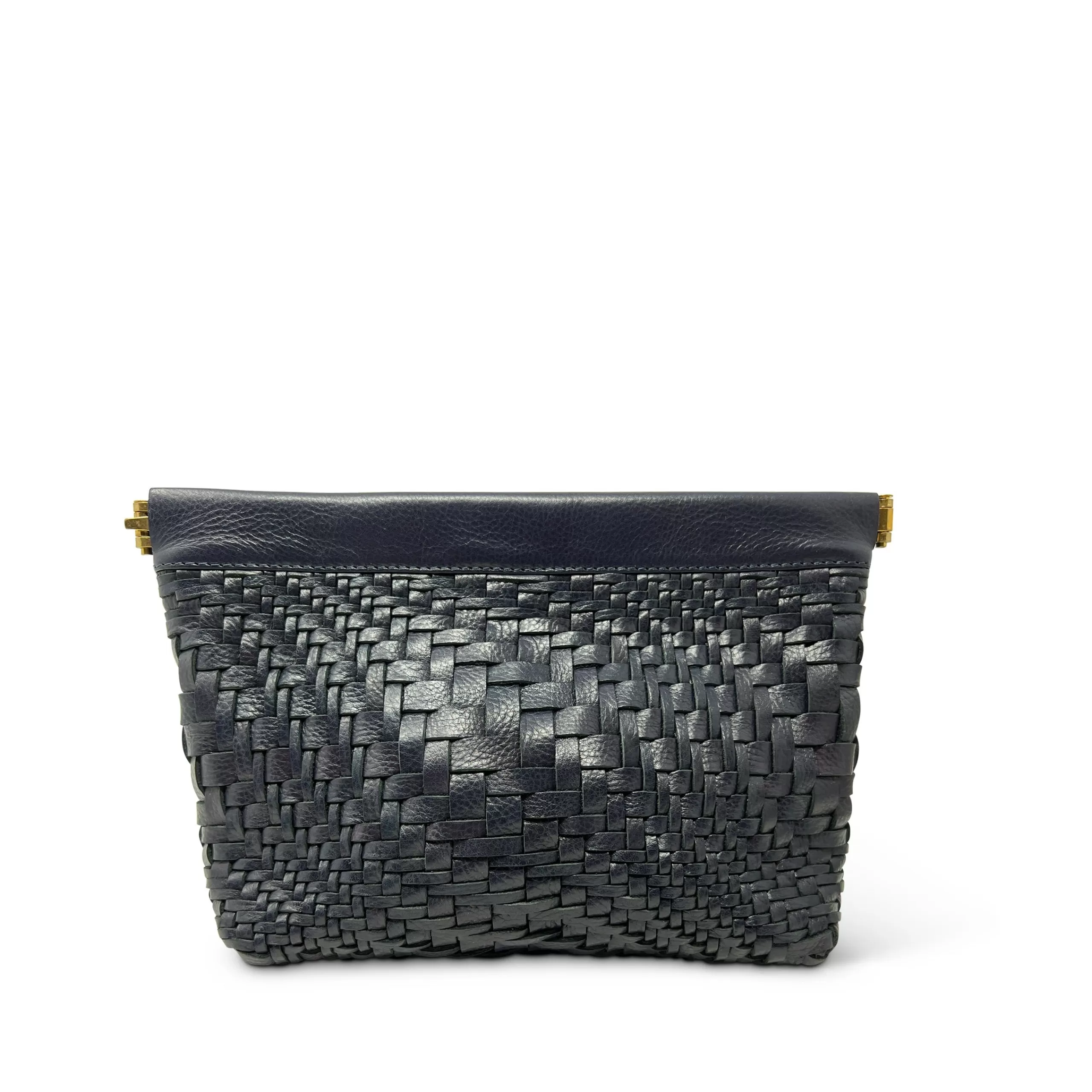 Kempton & Co Navy Vari Snap Make Up Bag | Cosmetic Cases