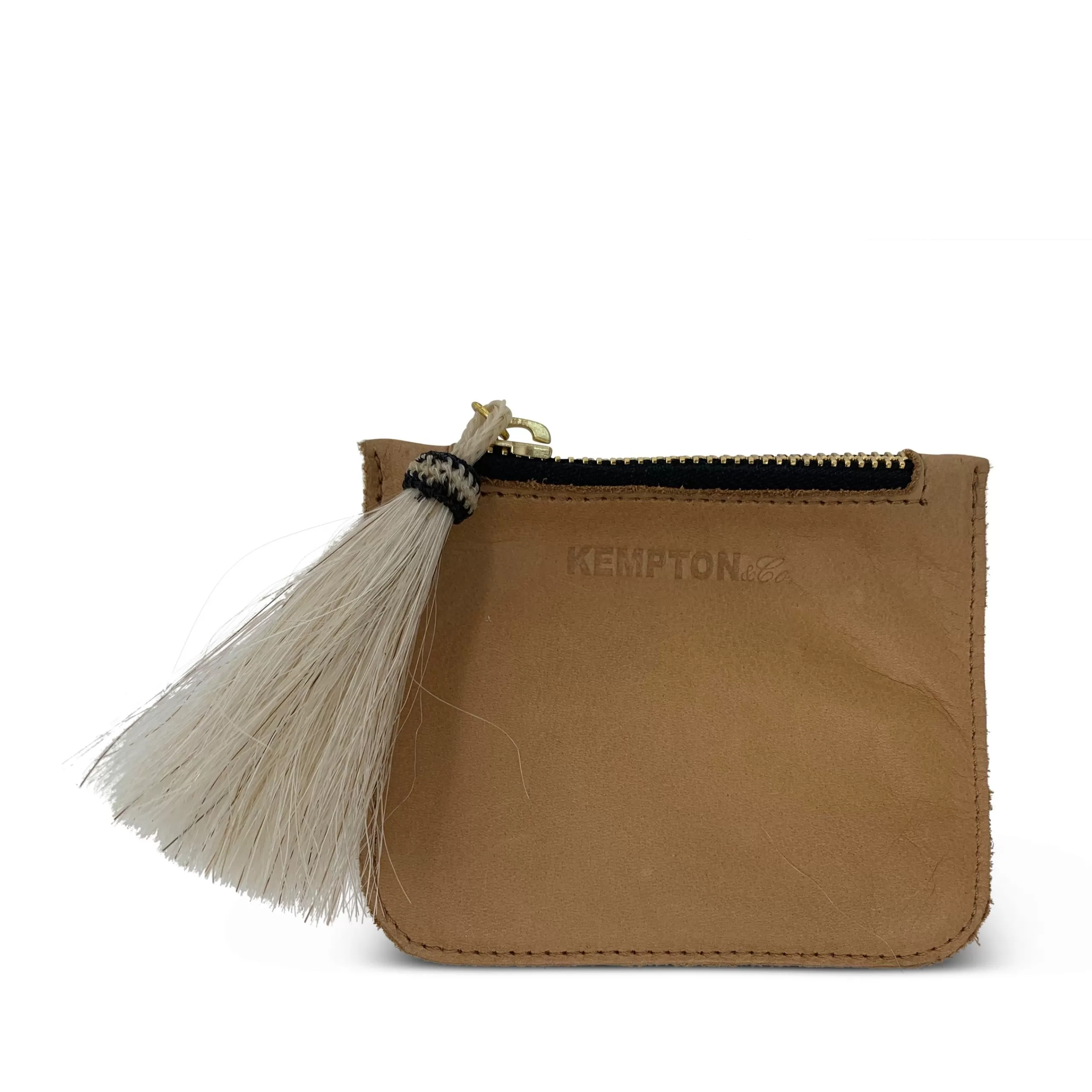 Kempton & Co Nutmeg Tiny Tassel Pouch | Jewelry