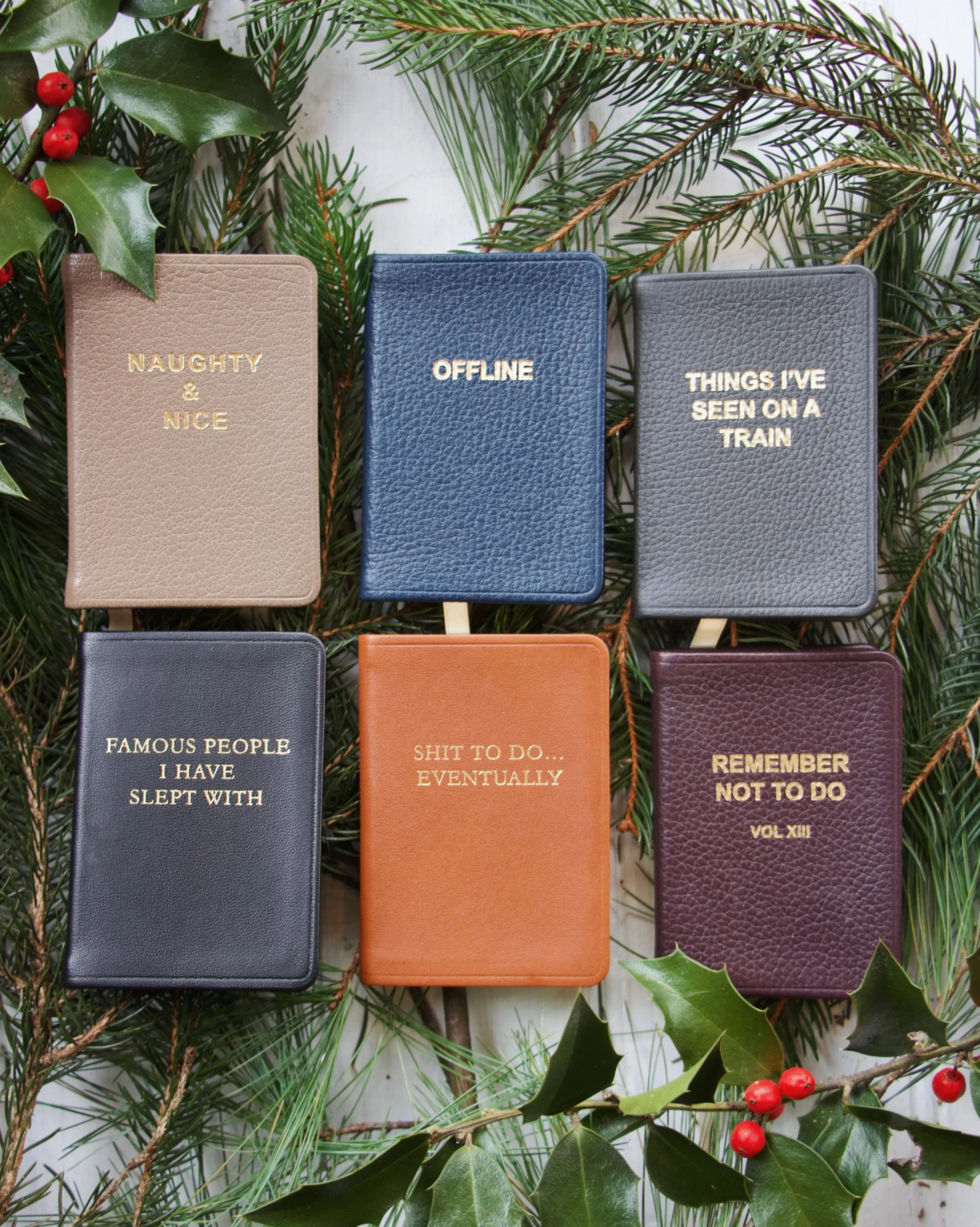 Kempton & Co Offline - Mini Notebook - Navy Blue | Small Leather Goods