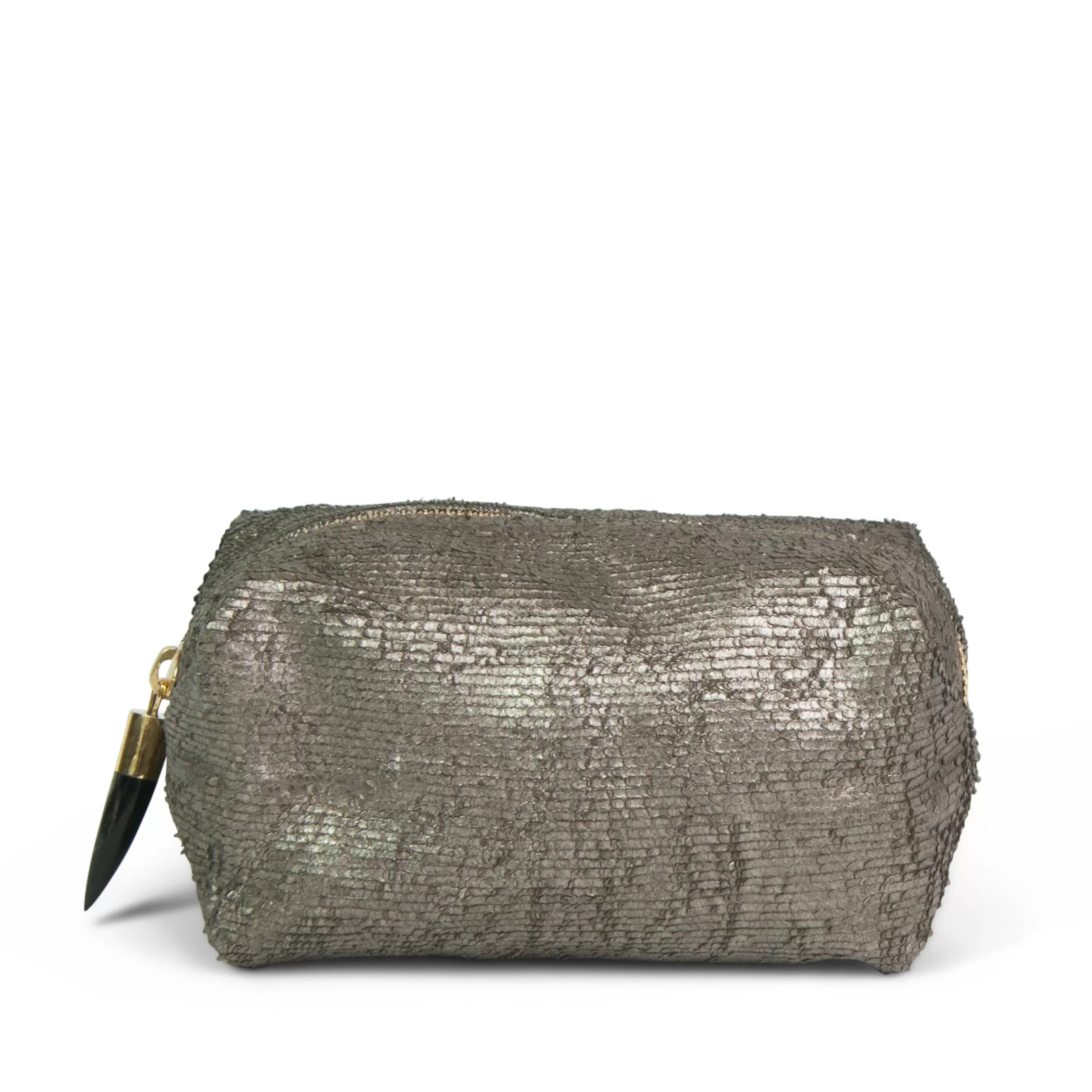 Kempton & Co Pewter Flake Cosmetic Case | Cosmetic Cases