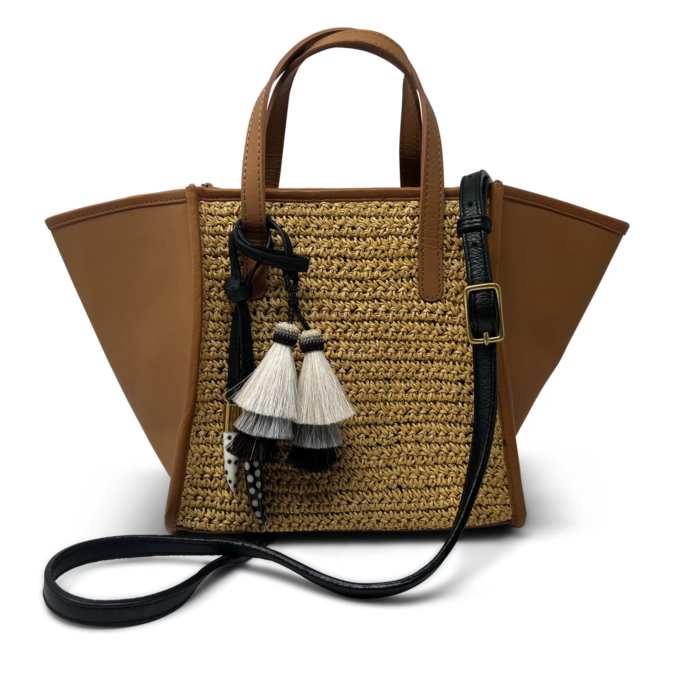 Kempton & Co Raffia Mini Tote | Small Bags