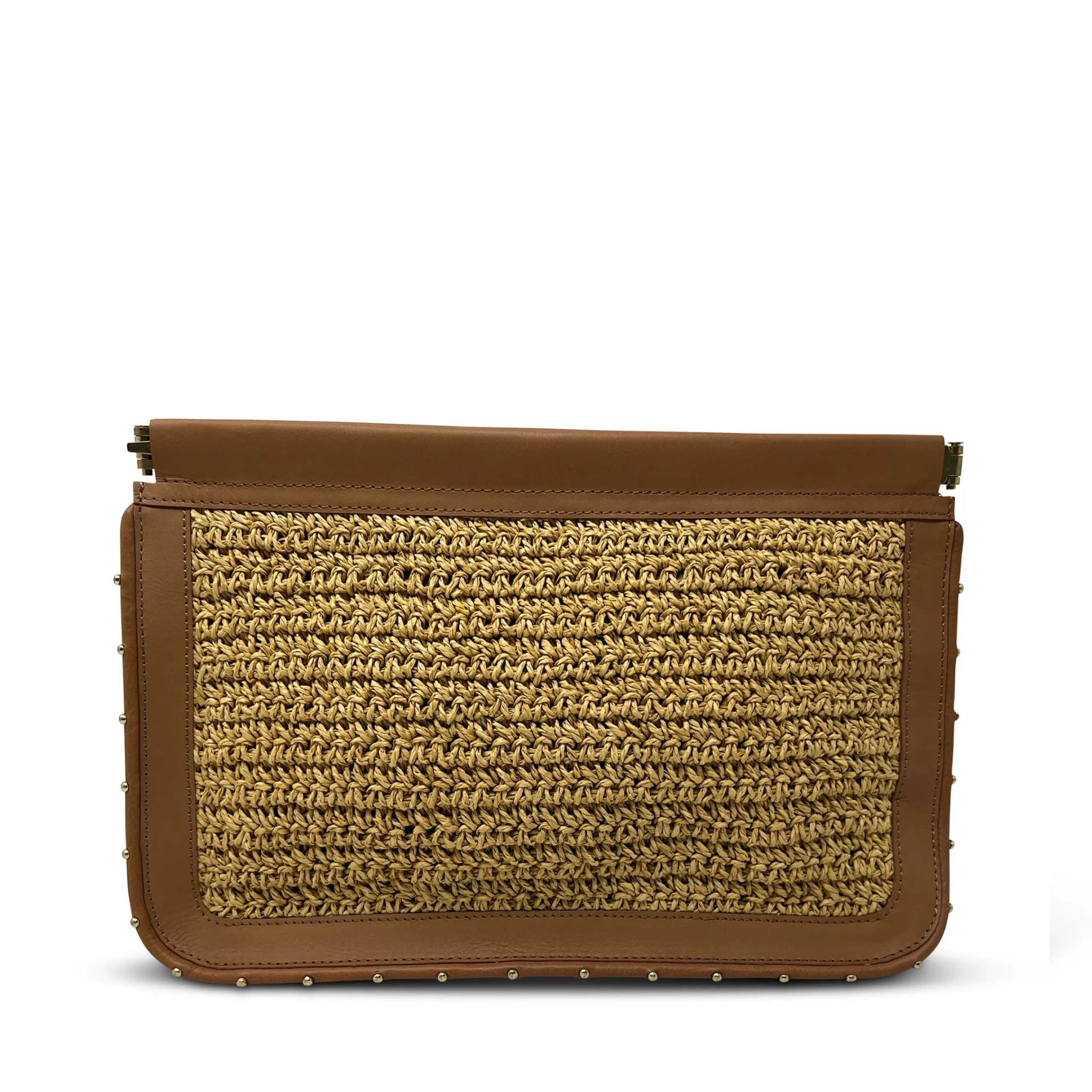 Kempton & Co Raffia Vacheta Clutch Sample | Pouches & Clutches